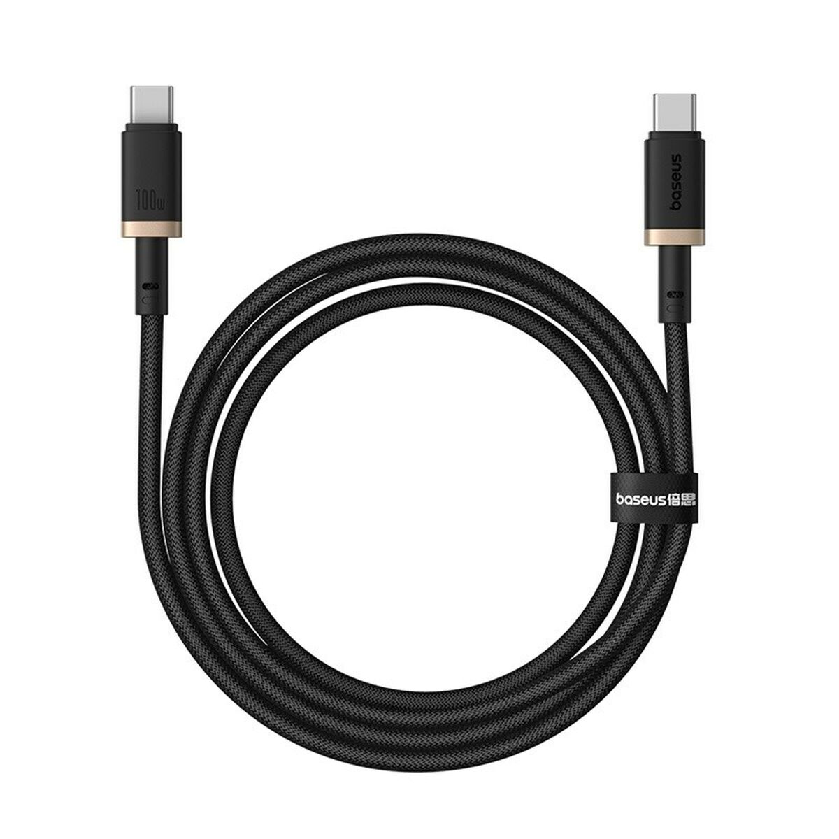 Câble USB-C vers USB-C Baseus P10377803U01-00 Noir Or 1 m