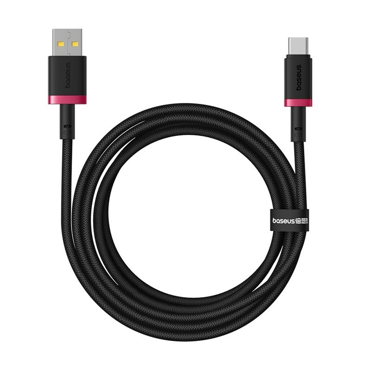Câble USB A vers USB-C Baseus P10377802U01-03 Noir Rouge 2 m