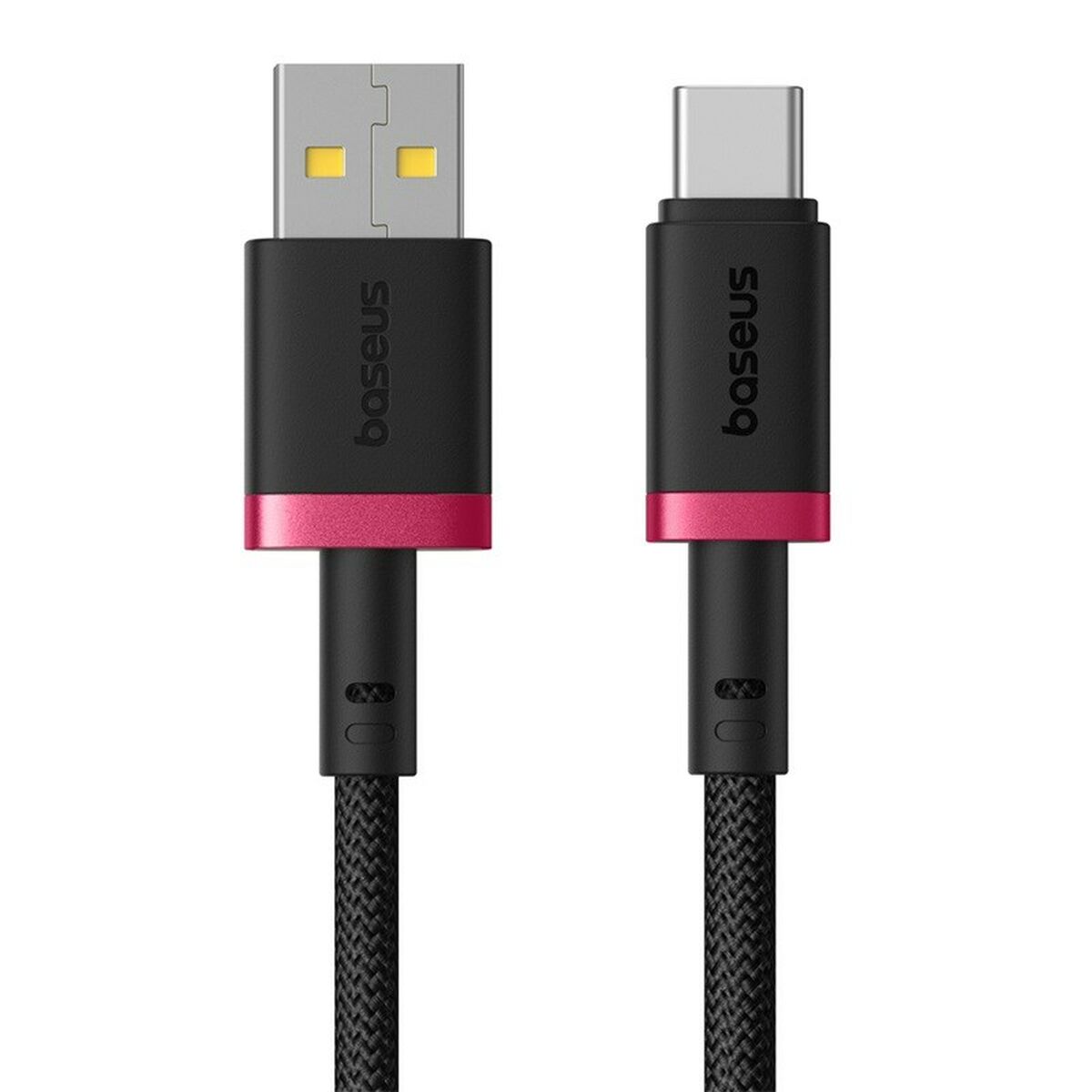 Image secondaire de Câble USB A vers USB-C Baseus P10377802U01-03 Noir Rouge 2 m