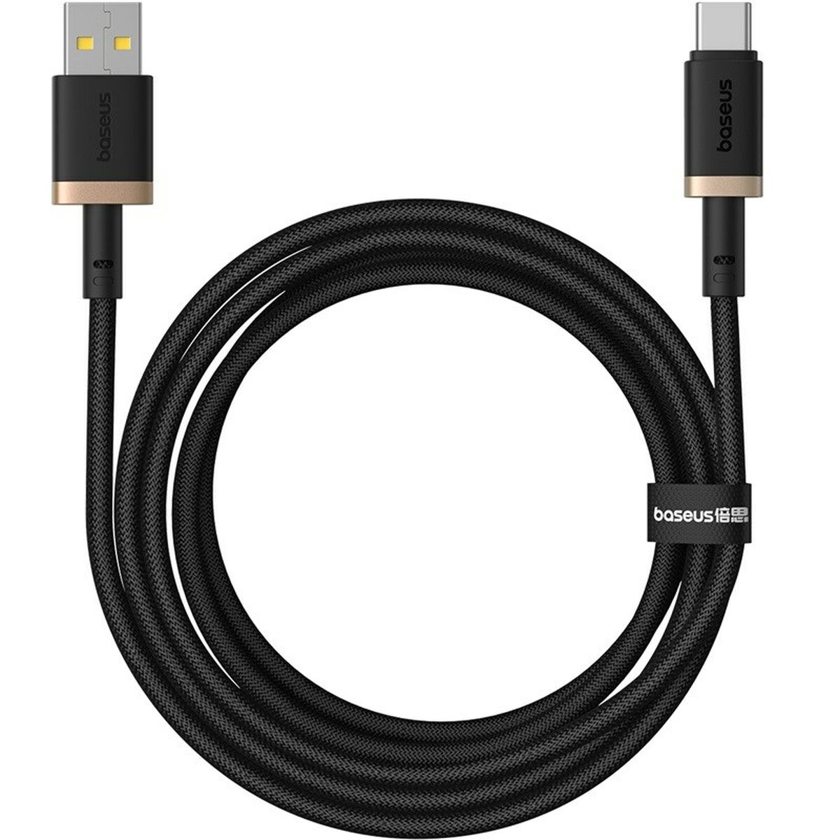 Câble USB A vers USB-C Baseus P10377802U01-02 Noir Or 2 m