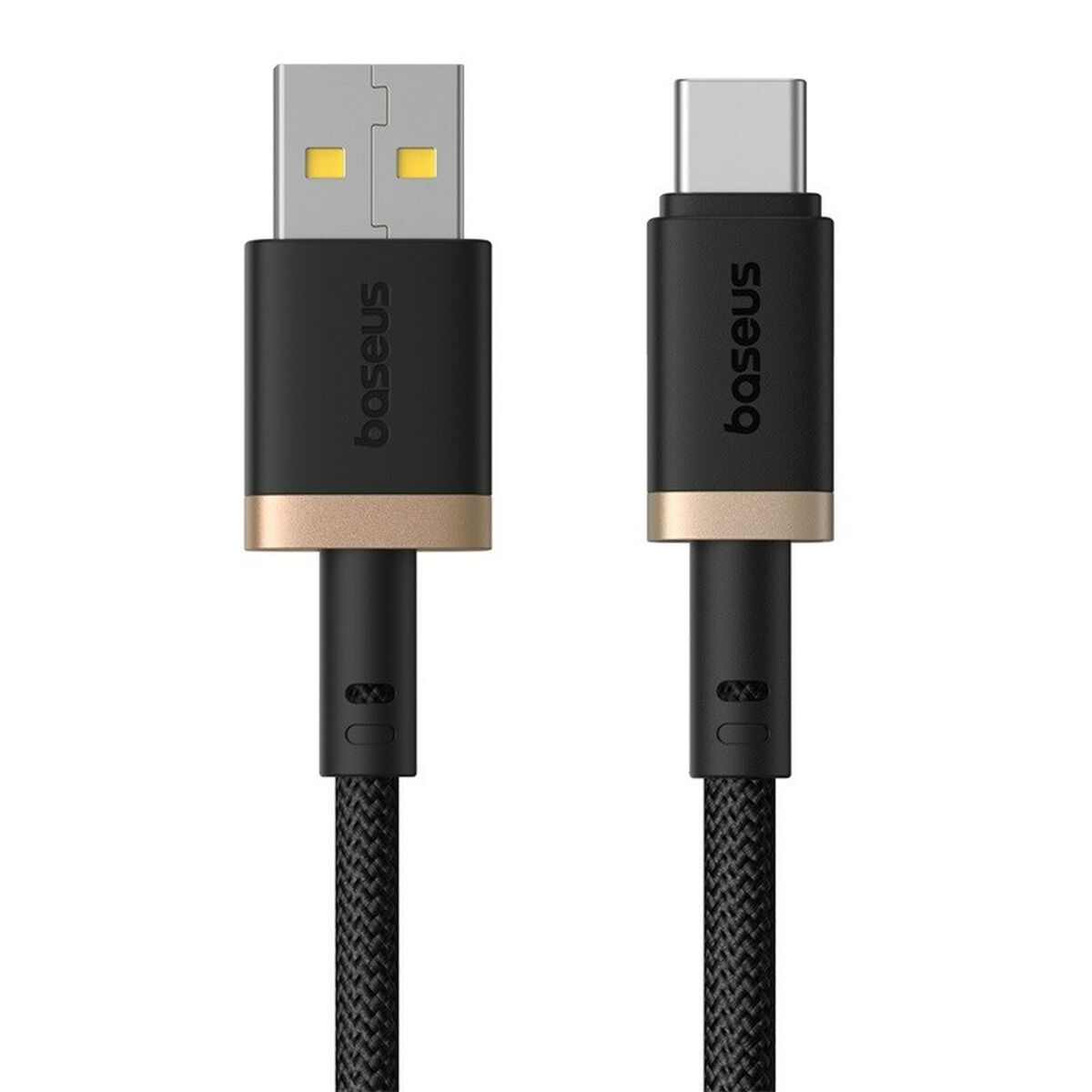 Image secondaire de Câble USB A vers USB-C Baseus P10377802U01-02 Noir Or 2 m