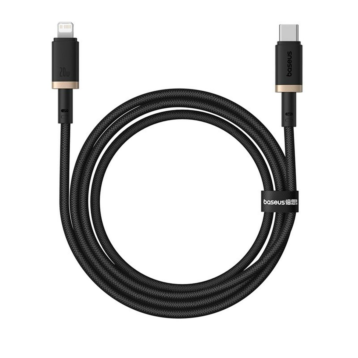 Câble USB-C vers Lightning Baseus P10377800U01-00 Noir Or 1 m