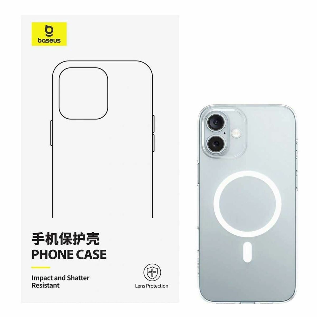 Image secondaire de Protection pour téléphone portable Baseus P60114408201-00 Transparent