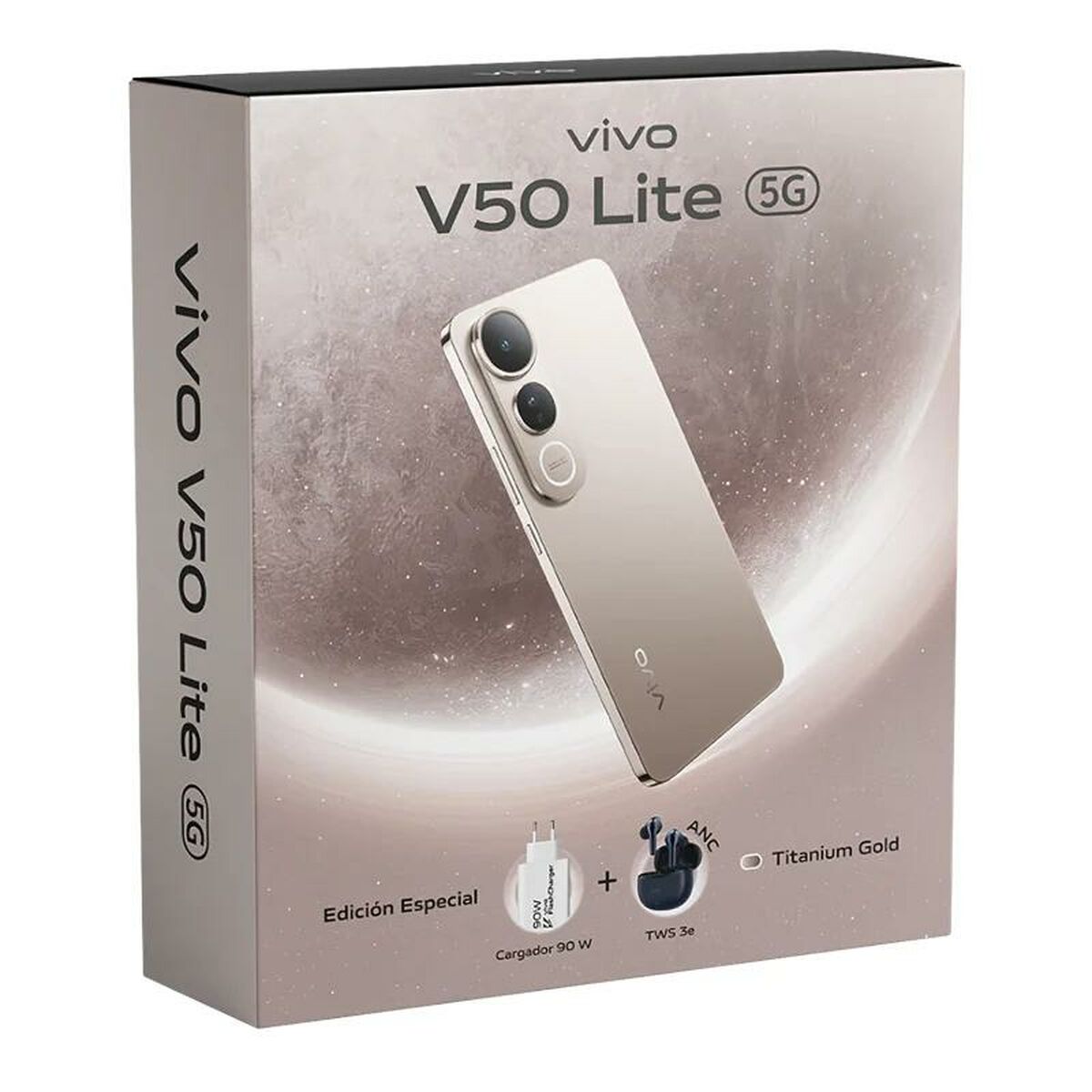 Picture of Smartphone Vivo V50 Lite 6,7" mediatek dimensity 6300 8 GB RAM 256 GB Brown Golden