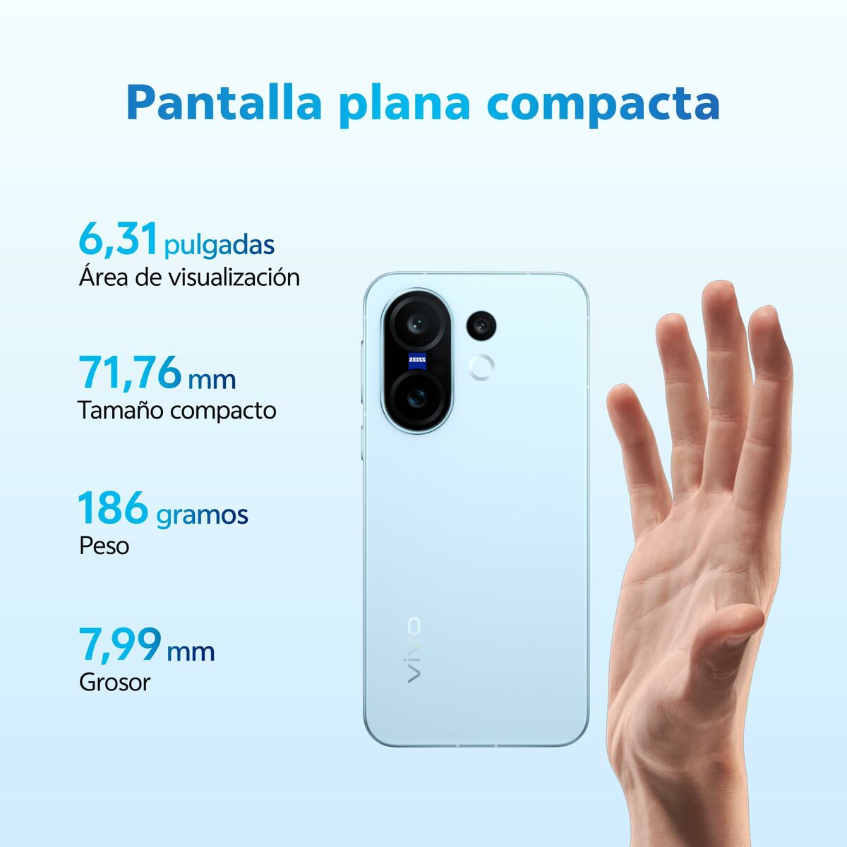 Afbeeldingen van Smartphone Vivo 560272 Octa Core 12 GB RAM 512 GB Blue