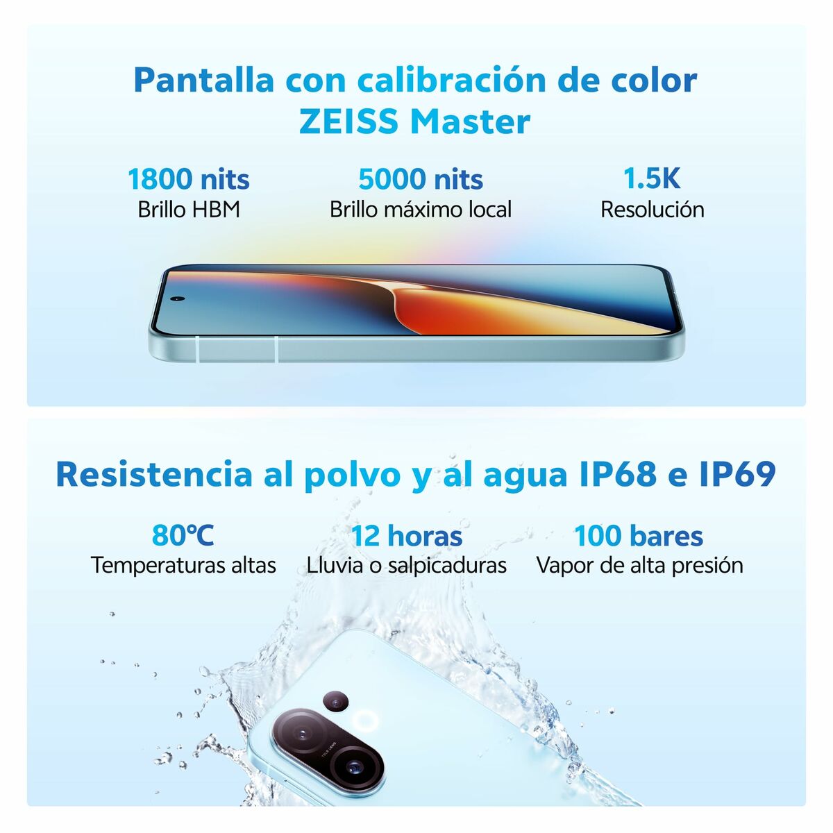 Bild von Smartphone Vivo 560272 6,3" 12 GB RAM 512 GB Blue