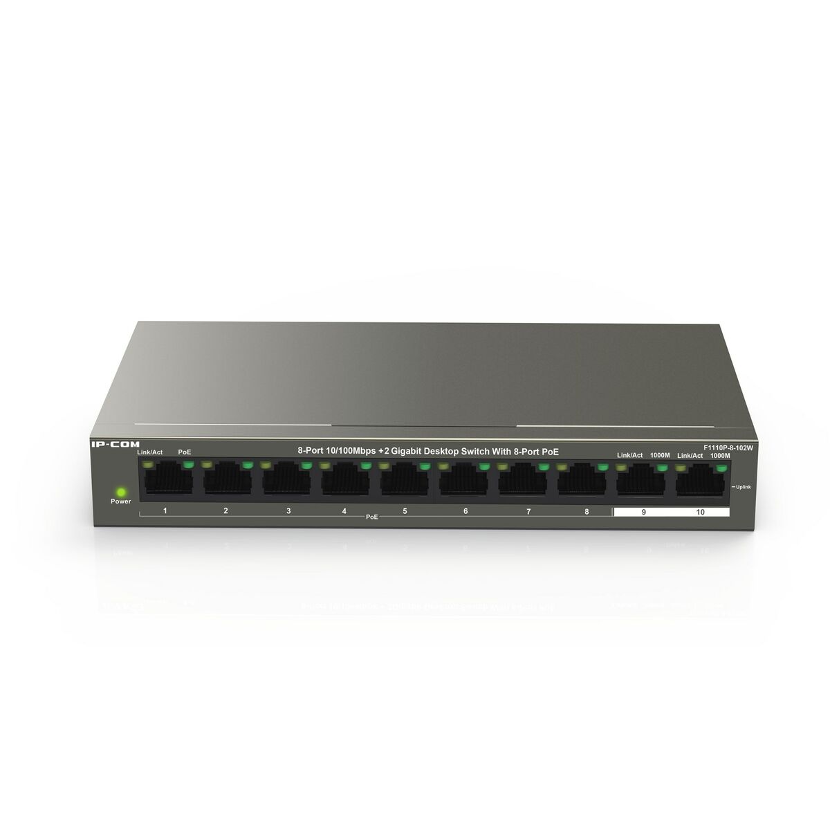 Switch IP-Com Networks F1110P-8-102W