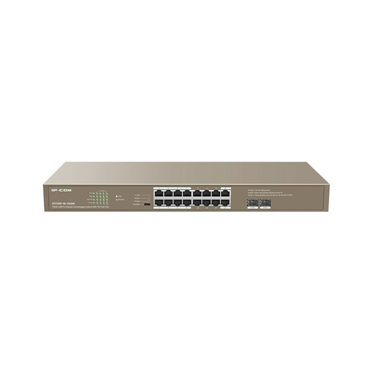 Switch IP-Com Networks G1118P-16-250W