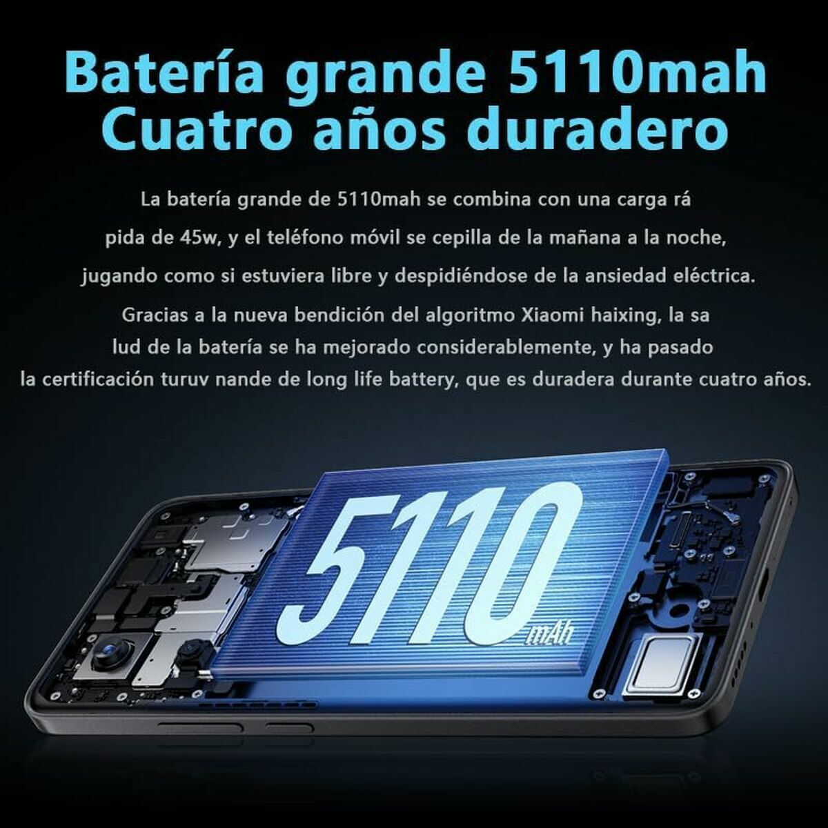 Picture of Smartphone Xiaomi MZB0INYEU 6,67" 8 GB RAM 256 GB Black