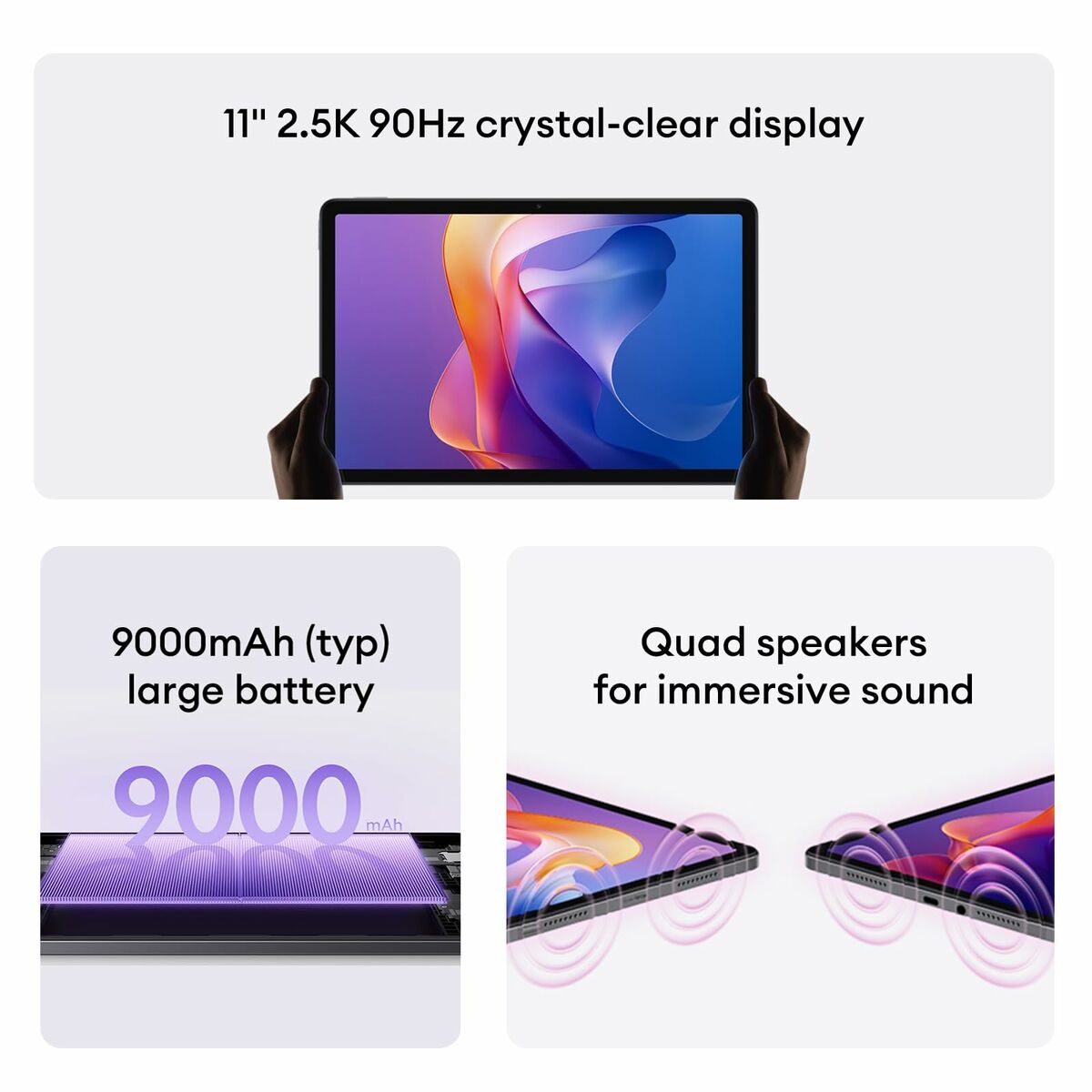 Afbeeldingen van Tablet Xiaomi 25040RP0AG 11" Octa Core 4 GB RAM 128 GB Grey