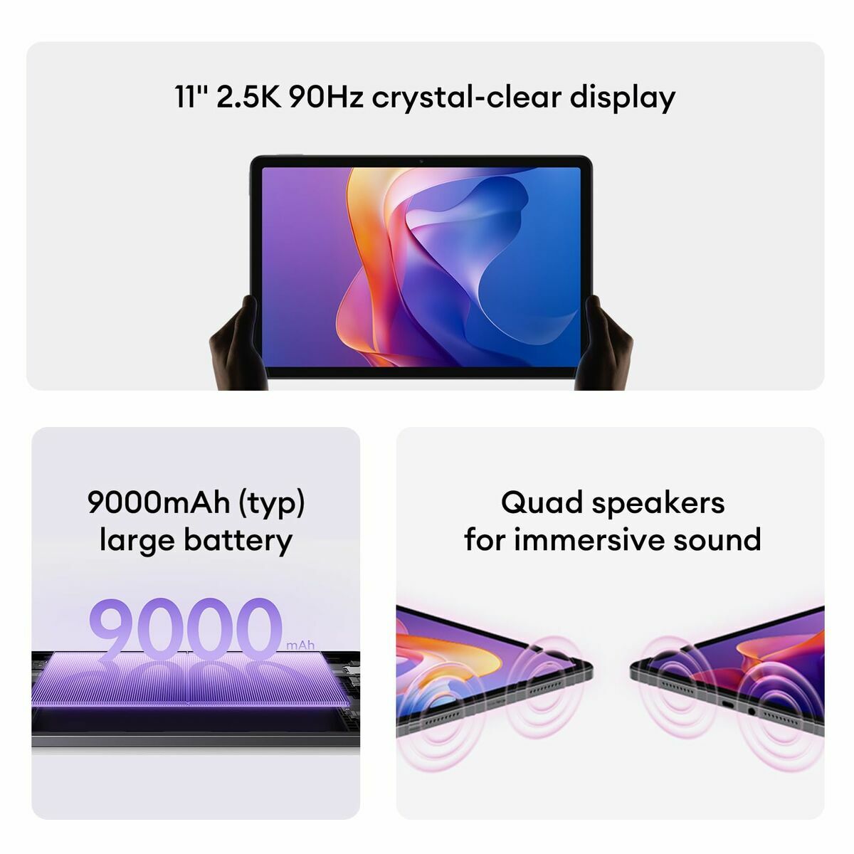 Afbeeldingen van Tablet Xiaomi 25040RP0AG 11" Octa Core 4 GB RAM 128 GB Grey