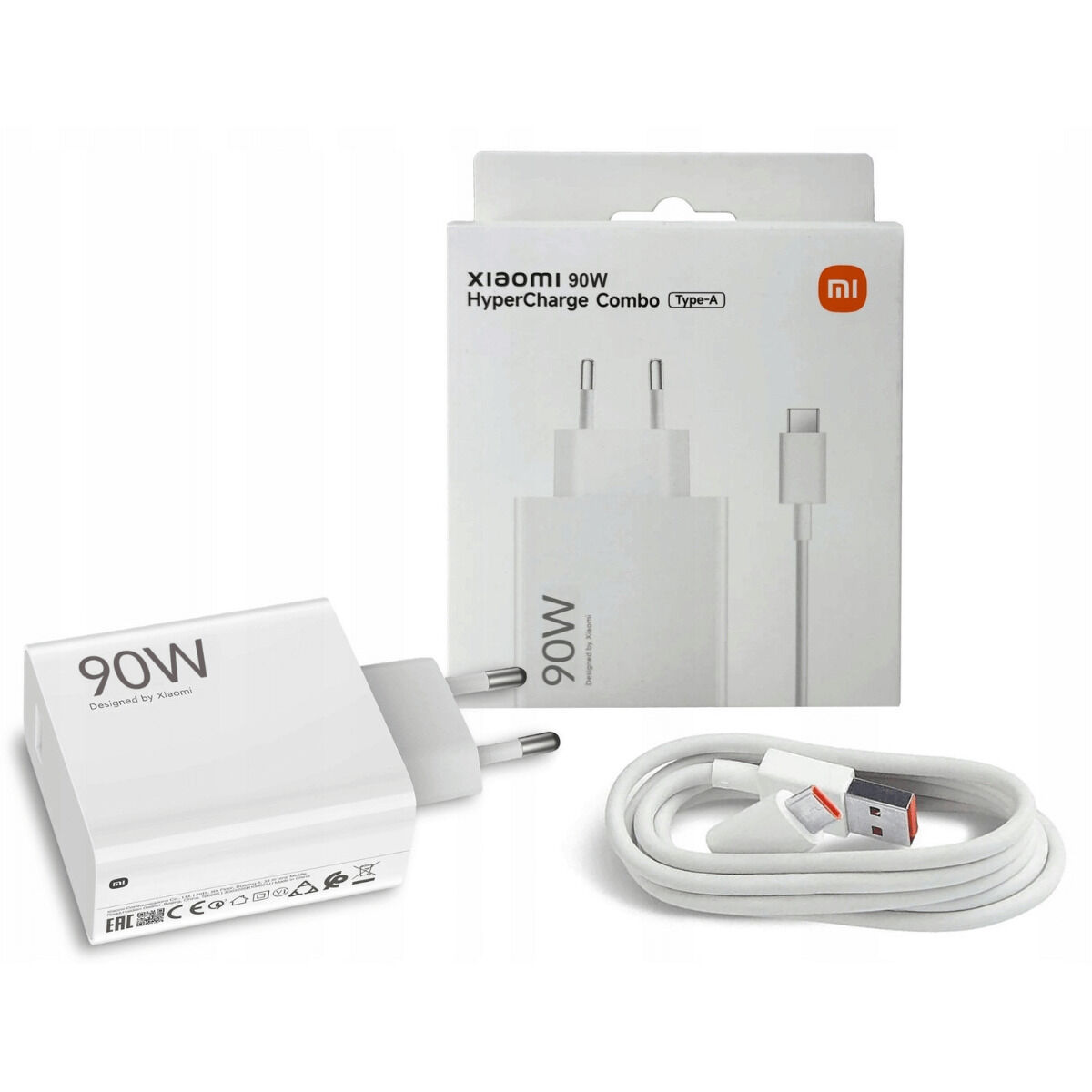 Bild von Wall Charger + USB A to USB-C Cable Xiaomi MDY-15-EK 90 W