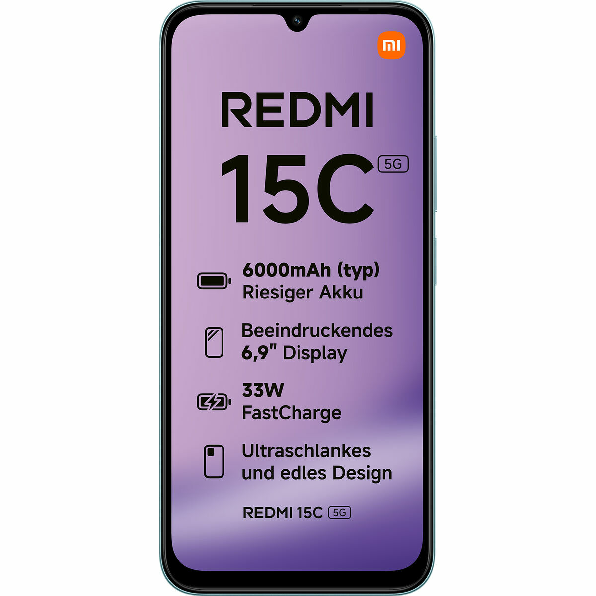 Afbeeldingen van Smartphone Xiaomi Redmi 15C Octa Core 4 GB RAM 128 GB Green 6,9"