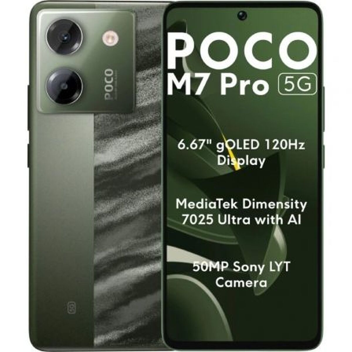 Picture of Smartphone Xiaomi POCO M7P 5G 12-512 GR 6,67" Octa Core 12 GB RAM 256 GB Green