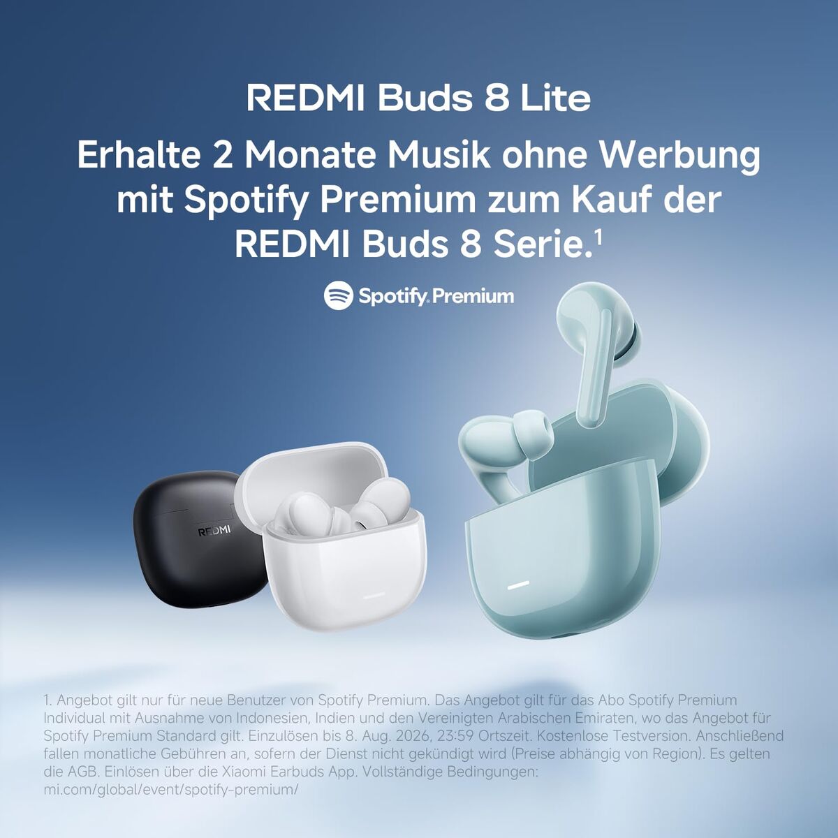 Bild von Headphones Xiaomi REDMI BUDS 8 LITE BHR08OLGL White