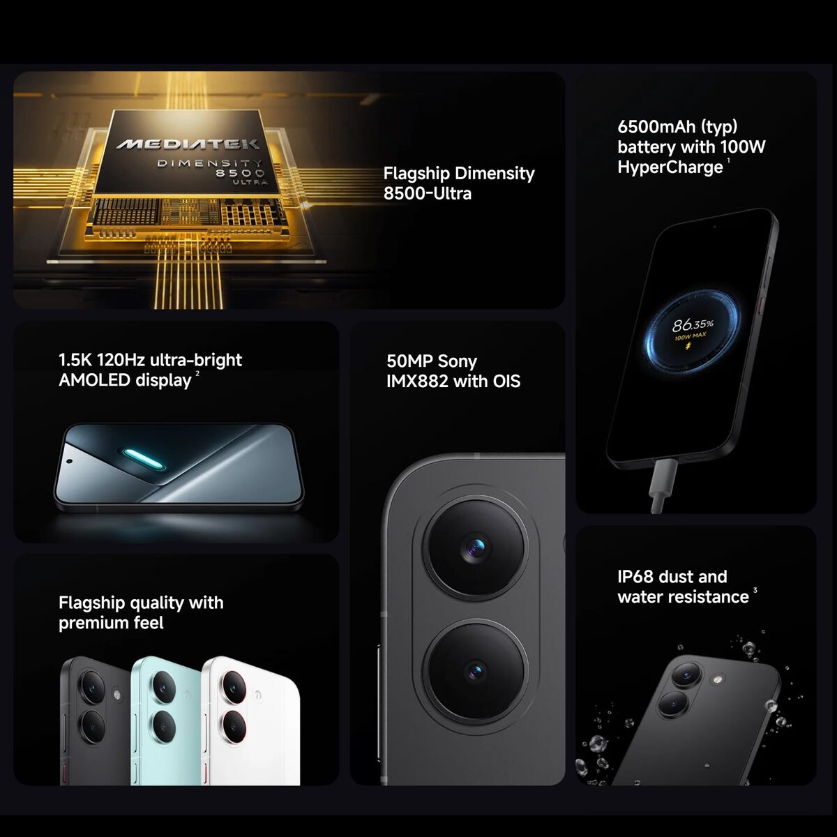 Bild von Smartphone Poco Poco X8 Pro 5G 8 GB RAM 256 GB Black