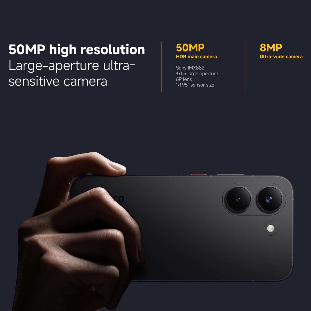 Smartphone Xiaomi X8 PRO 6,59" Octa Core Mediatek Dimensity 8500 8 GB RAM 256 GB White