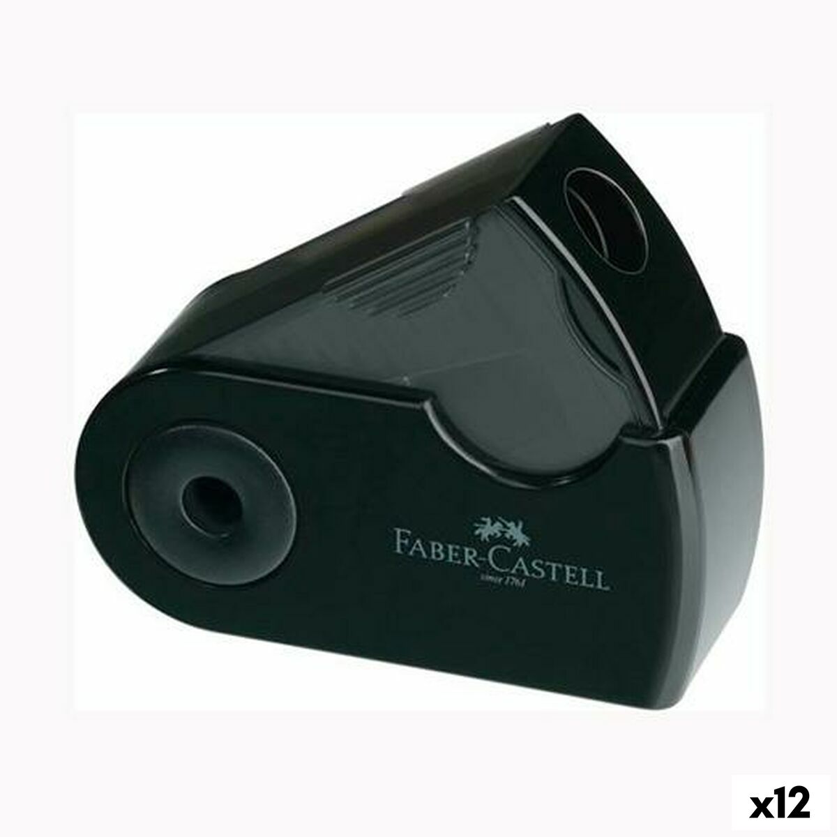 Taille-crayon Faber-Castell Sleeve Mini Noir (12 Unités)