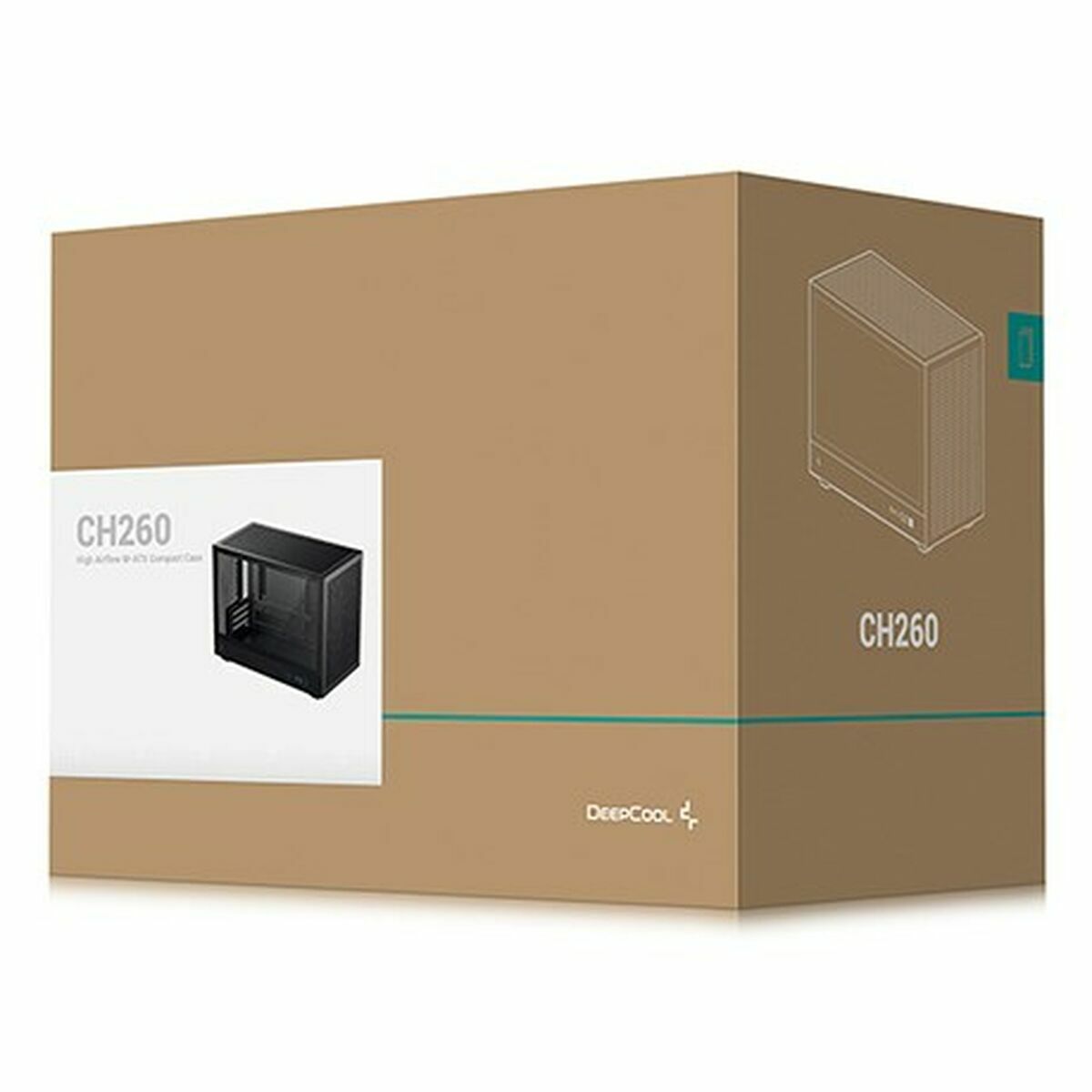 Afbeeldingen van ATX Semi-tower Box DEEPCOOL R-CH260-BKNGM0-G-1 Black