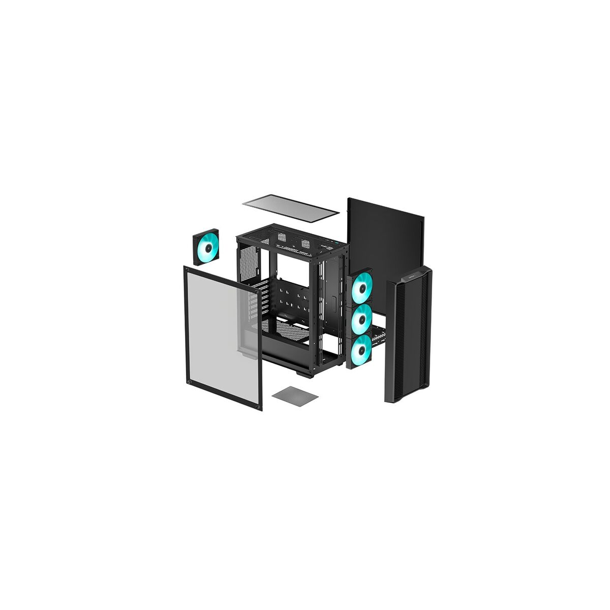 Afbeeldingen van ATX Semi-tower Box DEEPCOOL R-CC560-BKGAA4-G-2 Black Multicolour
