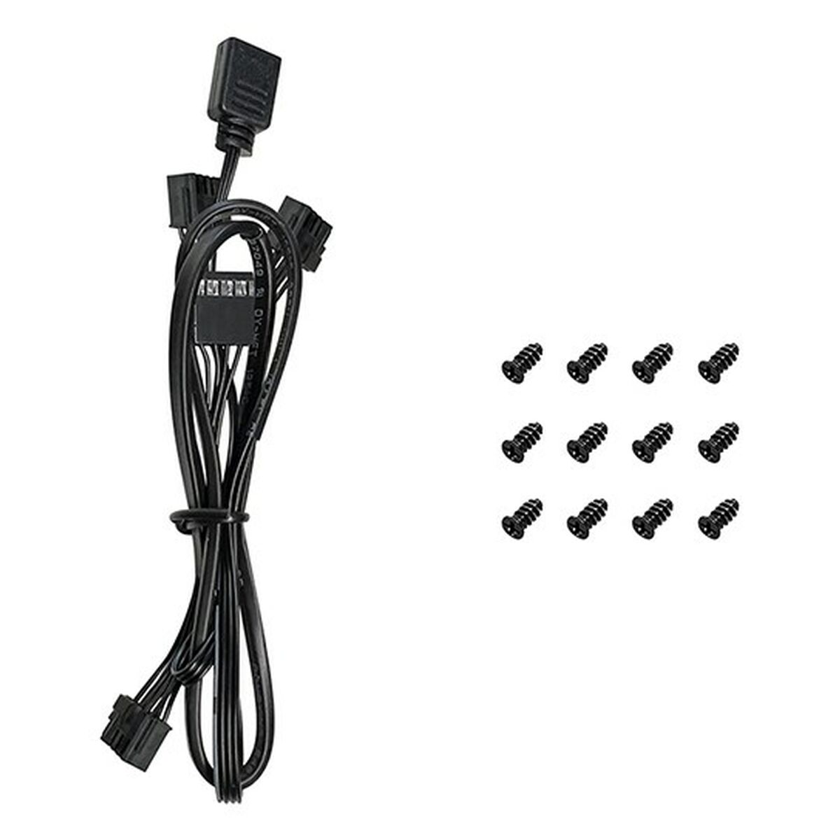 Afbeeldingen van Box Ventilator DEEPCOOL R-FL12R-BKAPN3-G Ø 12 cm (3 Units)
