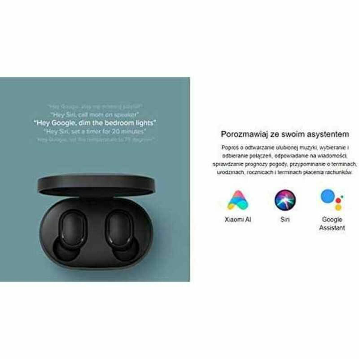 Picture of In-ear Bluetooth Headphones Xiaomi BHR4272GL Black