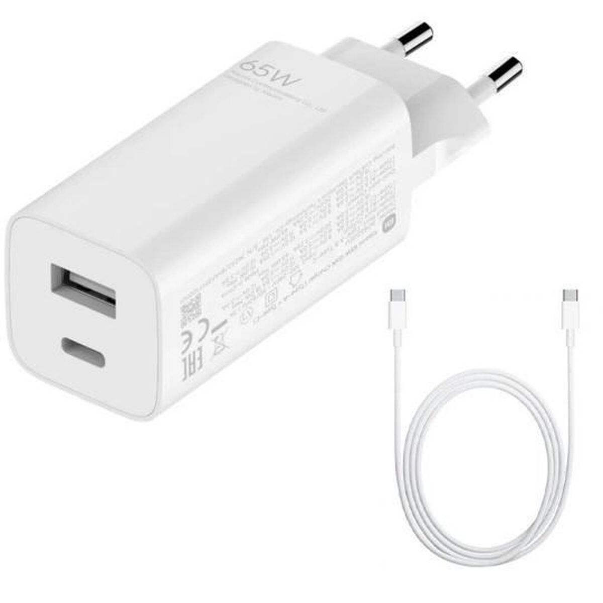 Wall Charger Xiaomi BHR5515GL White 65 W