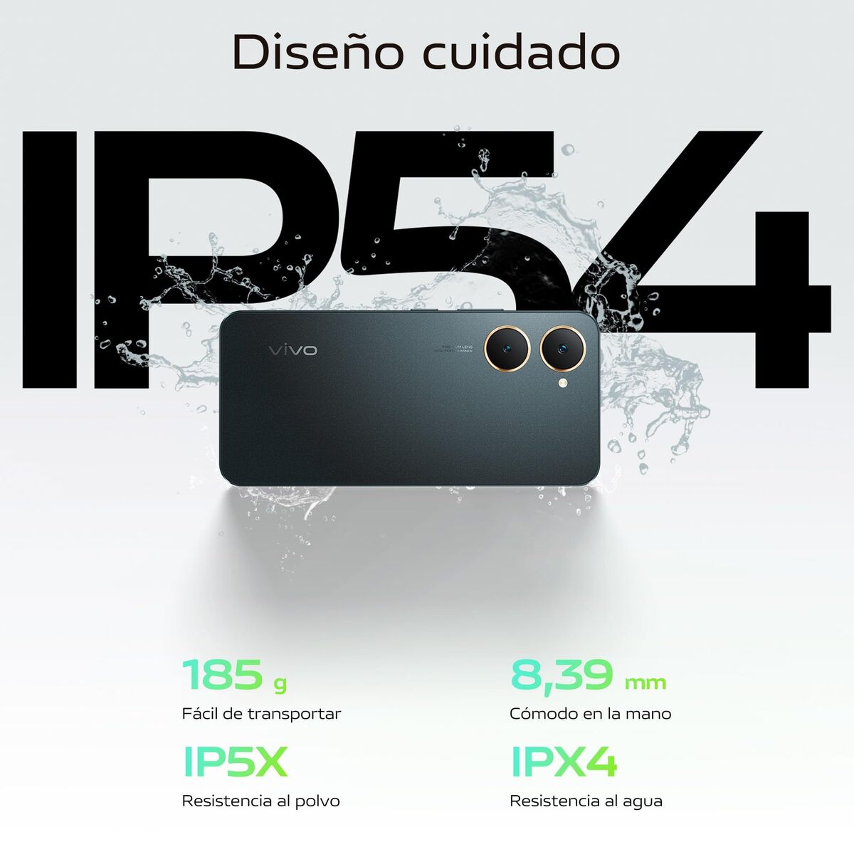 Smartphone Vivo Y03 6,56" Octa Core MediaTek Helio G85 4 GB RAM 128 GB Black