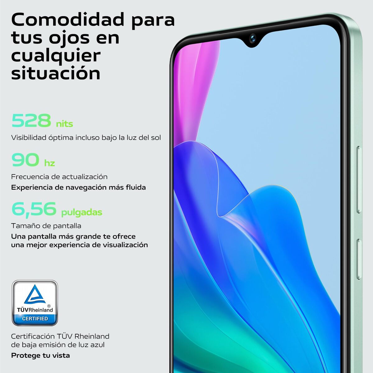 Smartphone Vivo Y03 6,56" Octa Core MediaTek Helio G85 4 GB RAM 128 GB Green