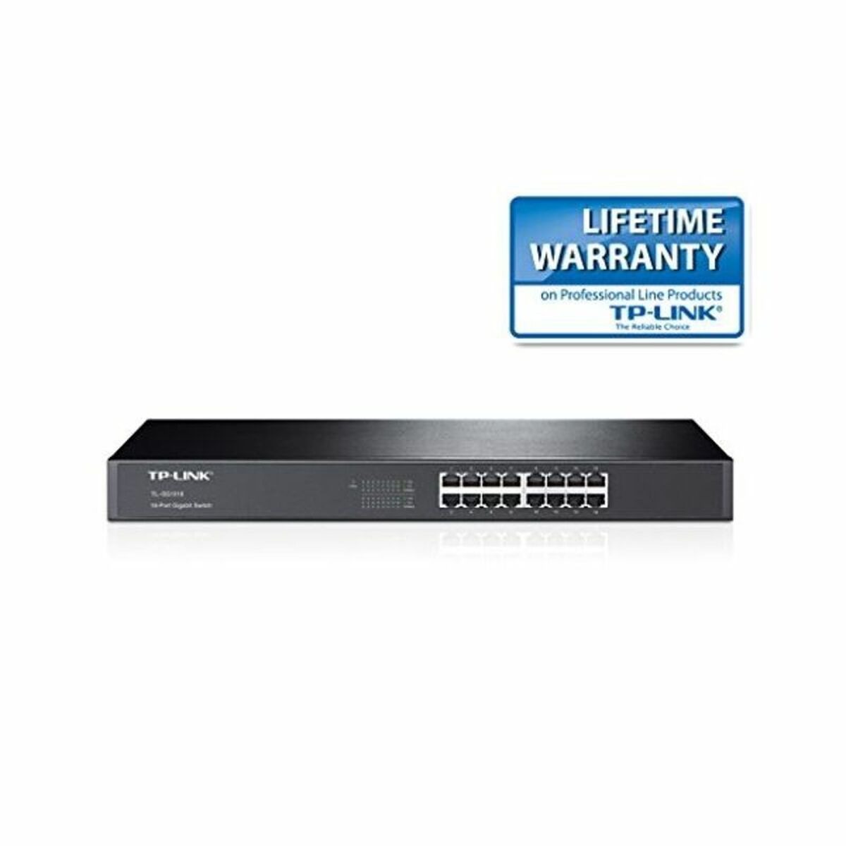 Immagine di Cabinet Switch TP-Link TL-SG1016 16P Gigabit 19" Black
