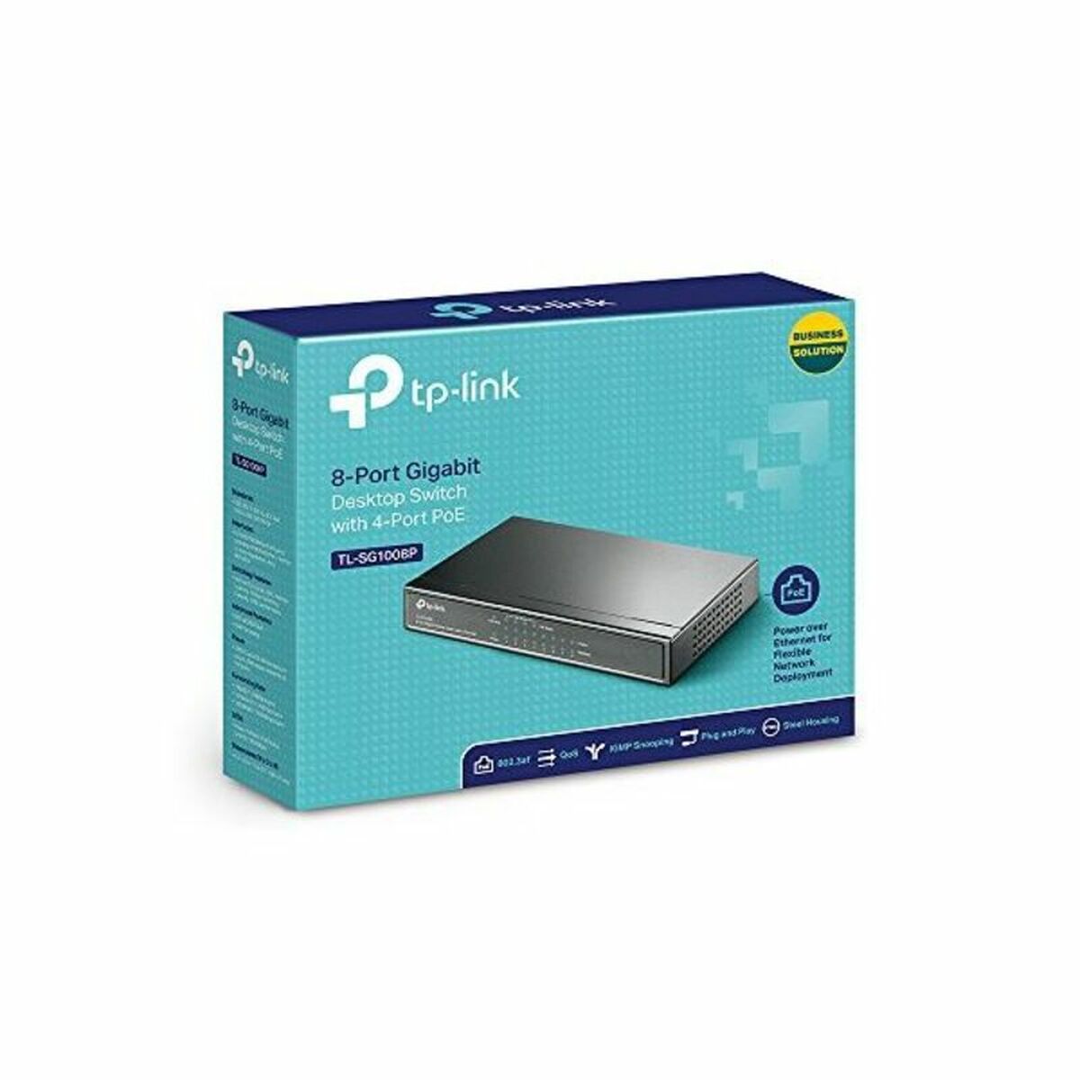 Bild von Desktop Switch TP-Link TL-SG1008P Black