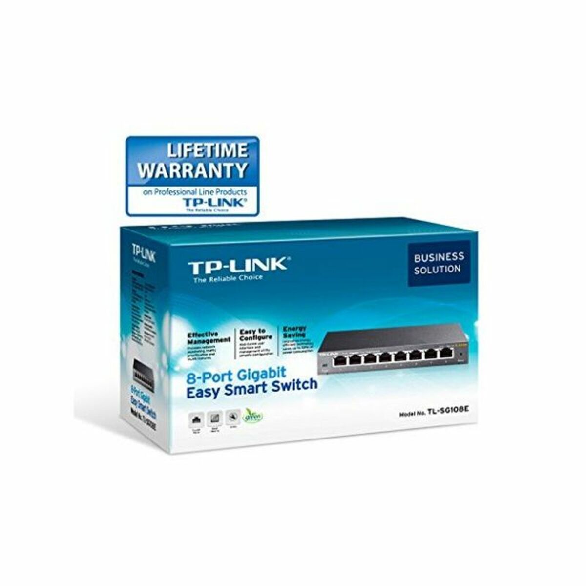 Picture of Desktop Switch TP-Link Easy Smart TL-SG108E 8P Gigabit