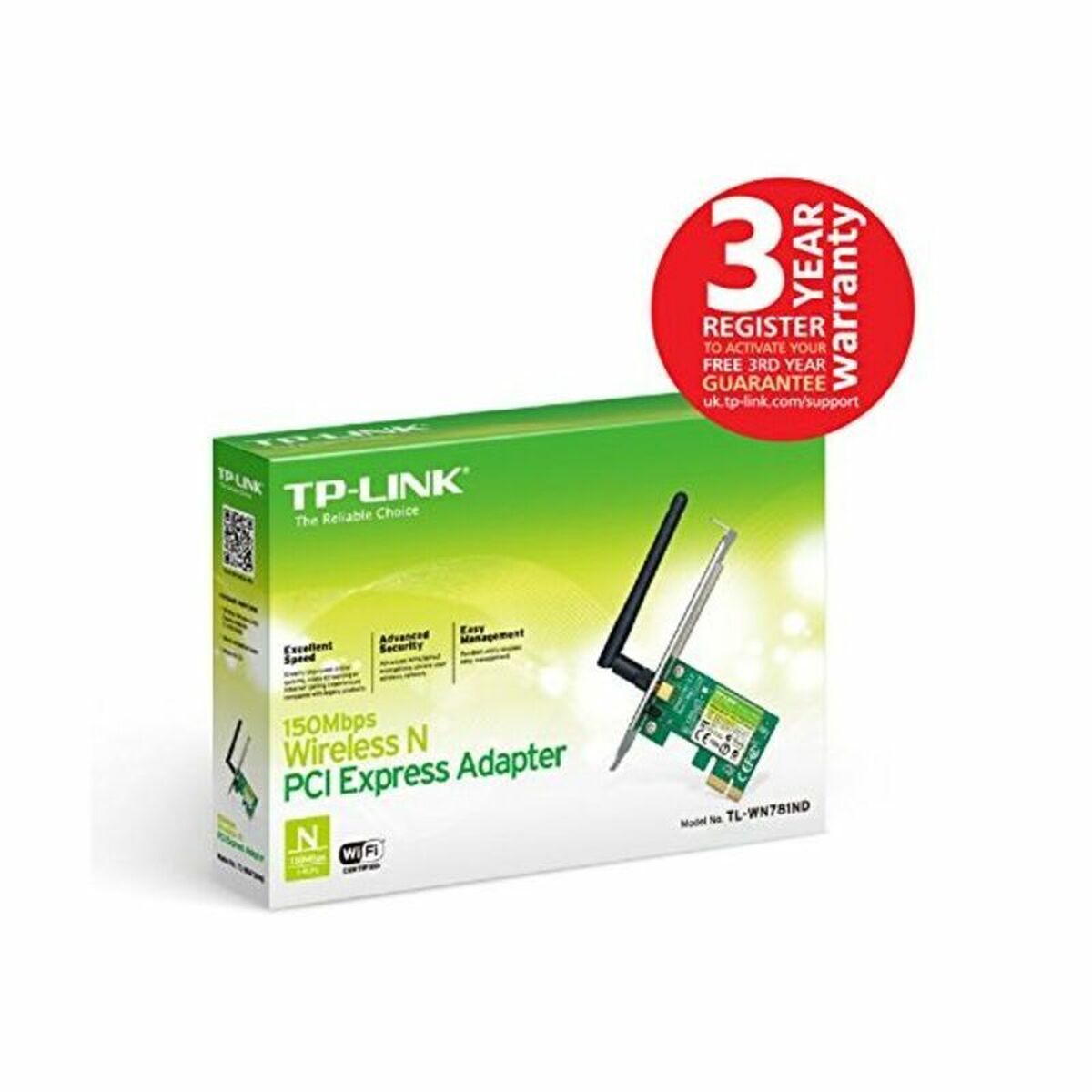 Bild von Network Card TP-Link TL-WN781ND 150 Mbps