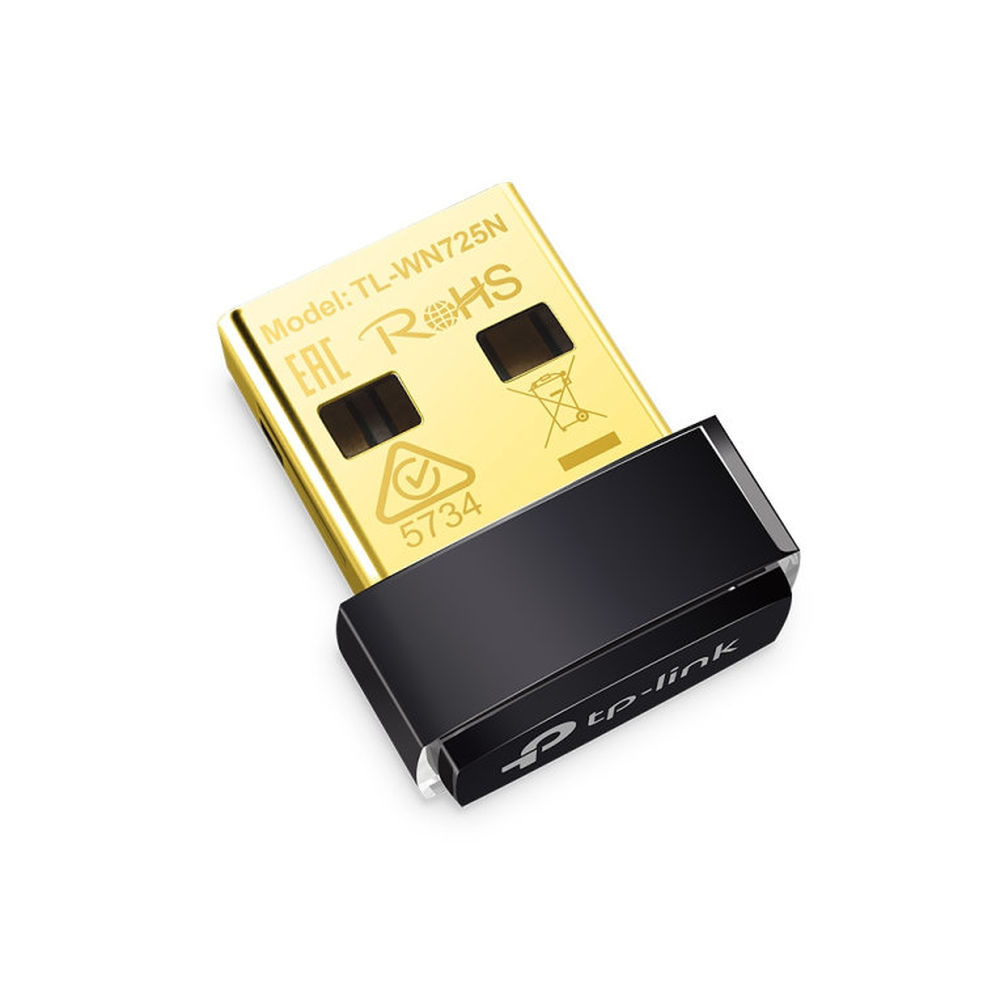 Network Adaptor TP-Link N150 Nano WIFI 5 Ghz 150 Mbit/s Black