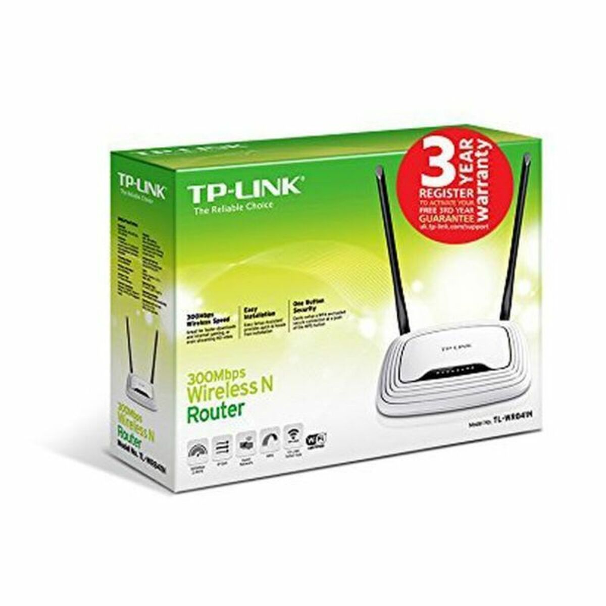 Image de Wireless Modem TP-Link TL-WR841N WIFI 5 dBi White