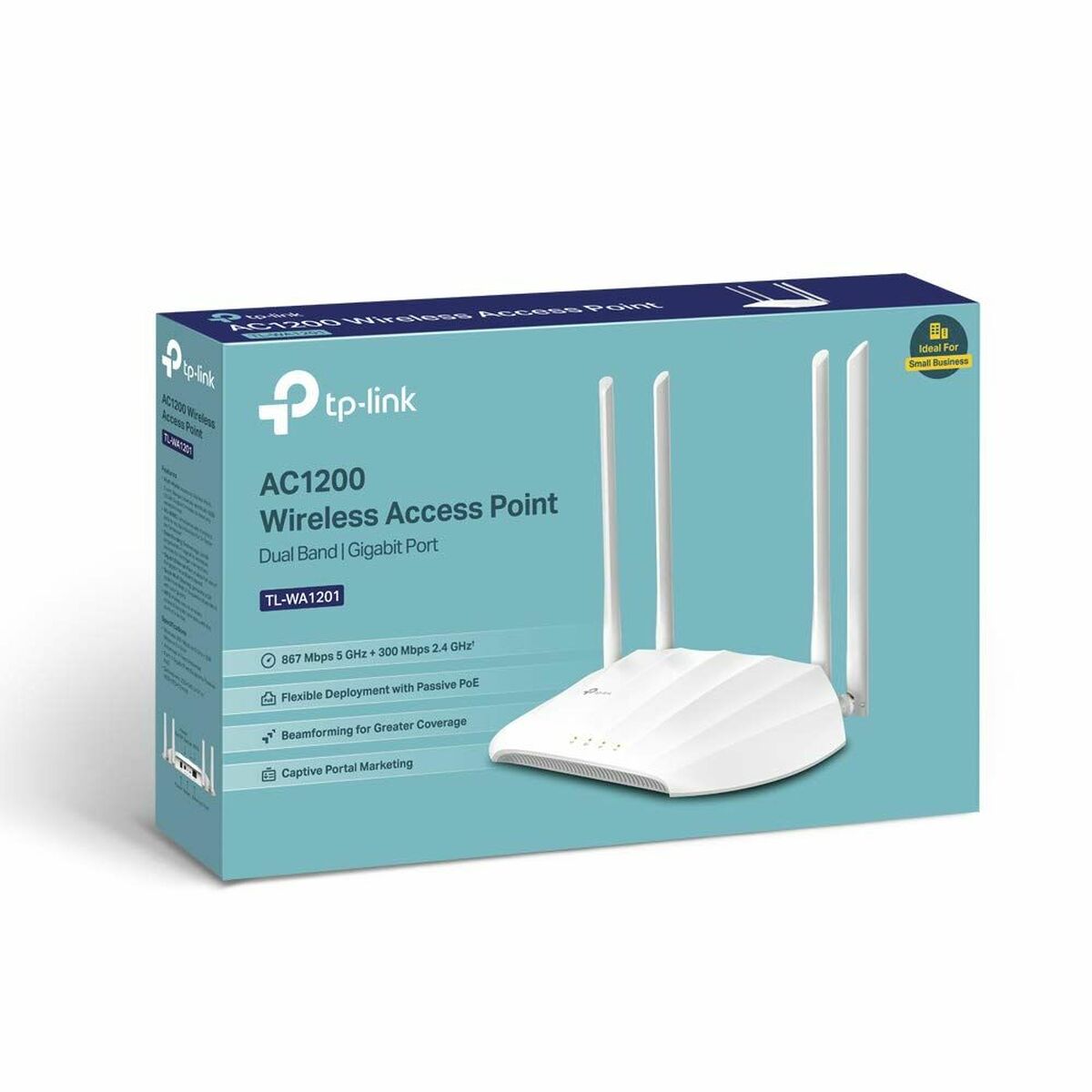 Toegangspunt Repeater TP-Link TL-WA1201 5 GHz 867 Mbps Wit Multicolour