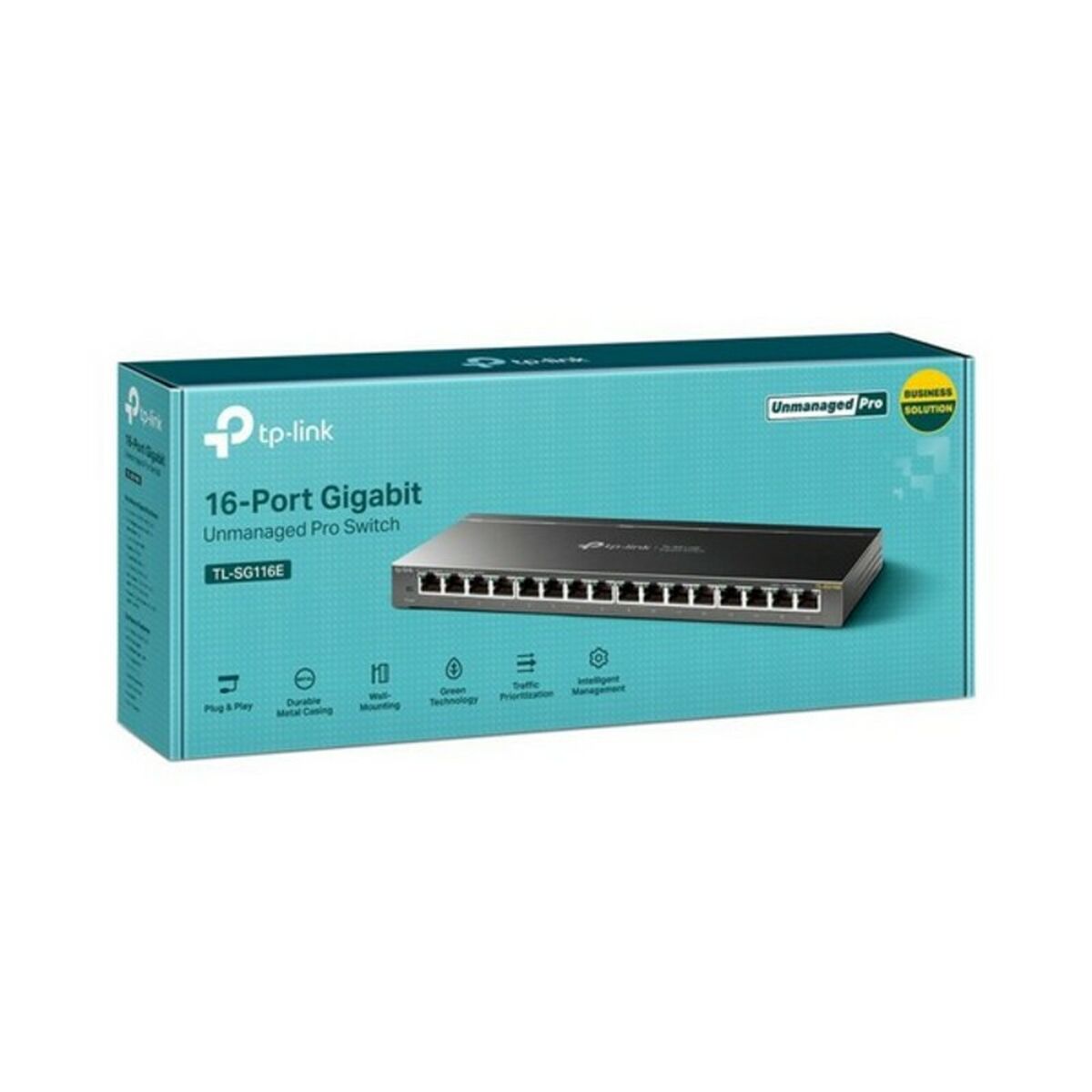 Afbeeldingen van Desktop Switch TP-Link TL-SG116E RJ45 32 Gbps Black