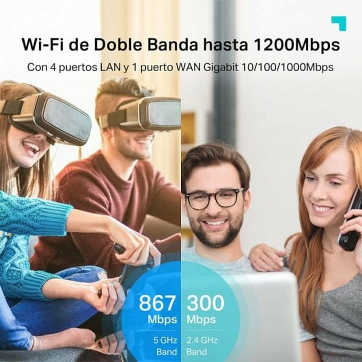 Picture of Router TP-Link ARCHER C6 300 Mbit/s Black