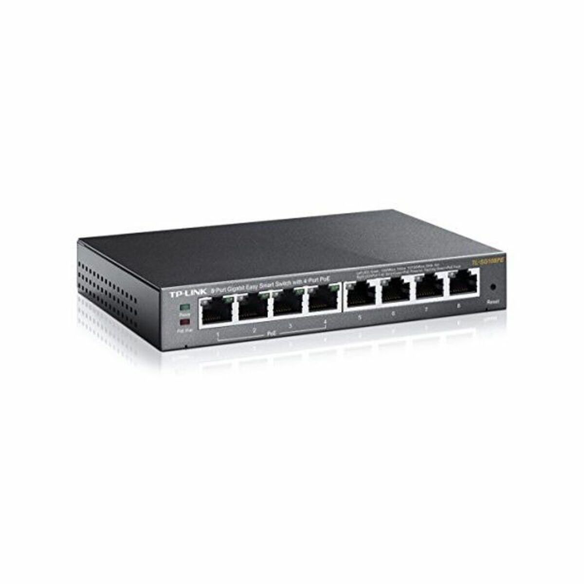 Afbeeldingen van Desktop Switch TP-Link NSWSSO0207 TL-SG108PE 8xGB 4xGB PoE