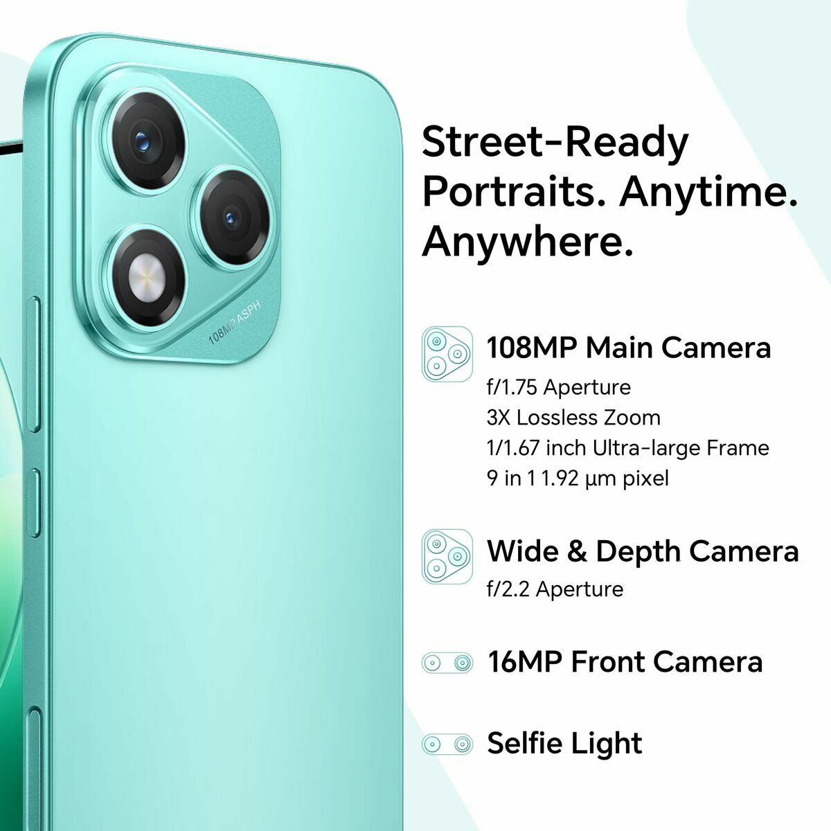 Smartphone Honor Honor 400 Lite 5G 6,7" Octa Core Mediatek Dimensity 7025 8 GB RAM 256 GB Grey