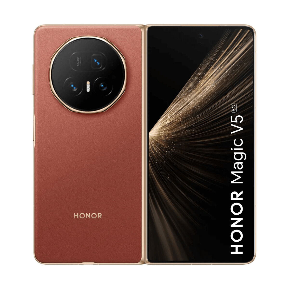 Smartphone Honor Magic V5 Octa Core Qualcomm Snapdragon 8 Elite 16 GB RAM 512 GB Brown