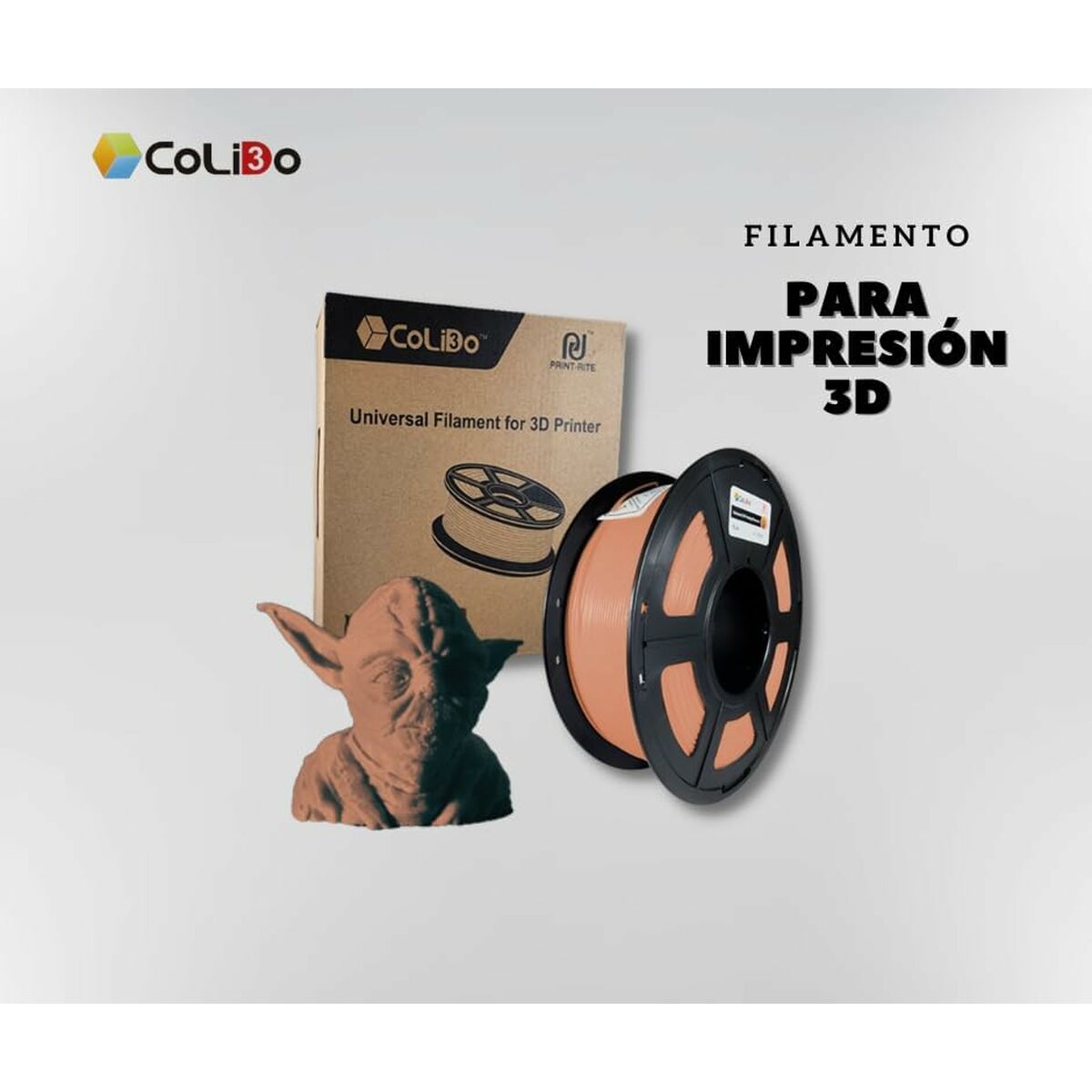 Afbeeldingen van Filament Reel CoLiDo Brown Ø 1,75 mm