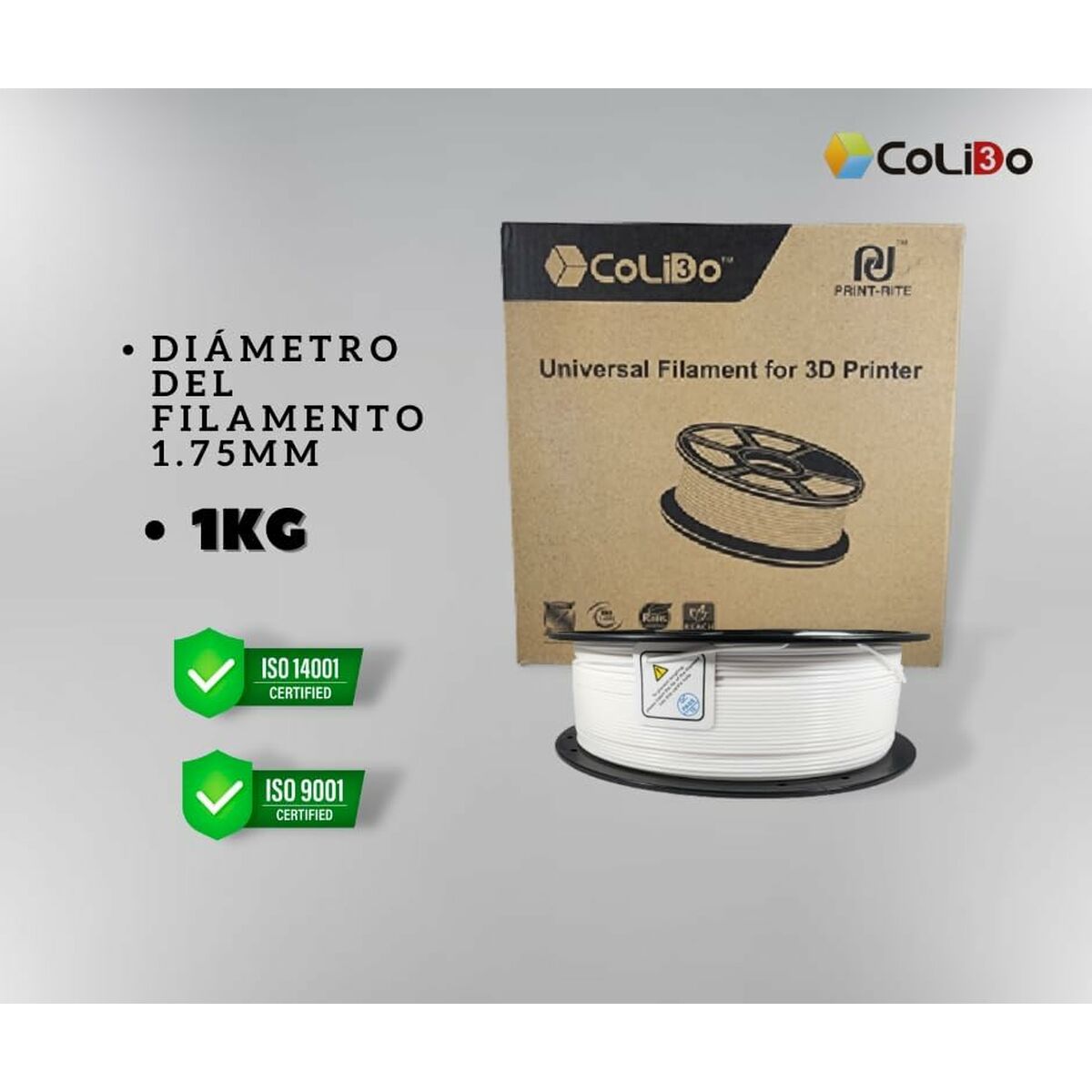 Afbeeldingen van Filament Reel CoLiDo Brown Ø 1,75 mm