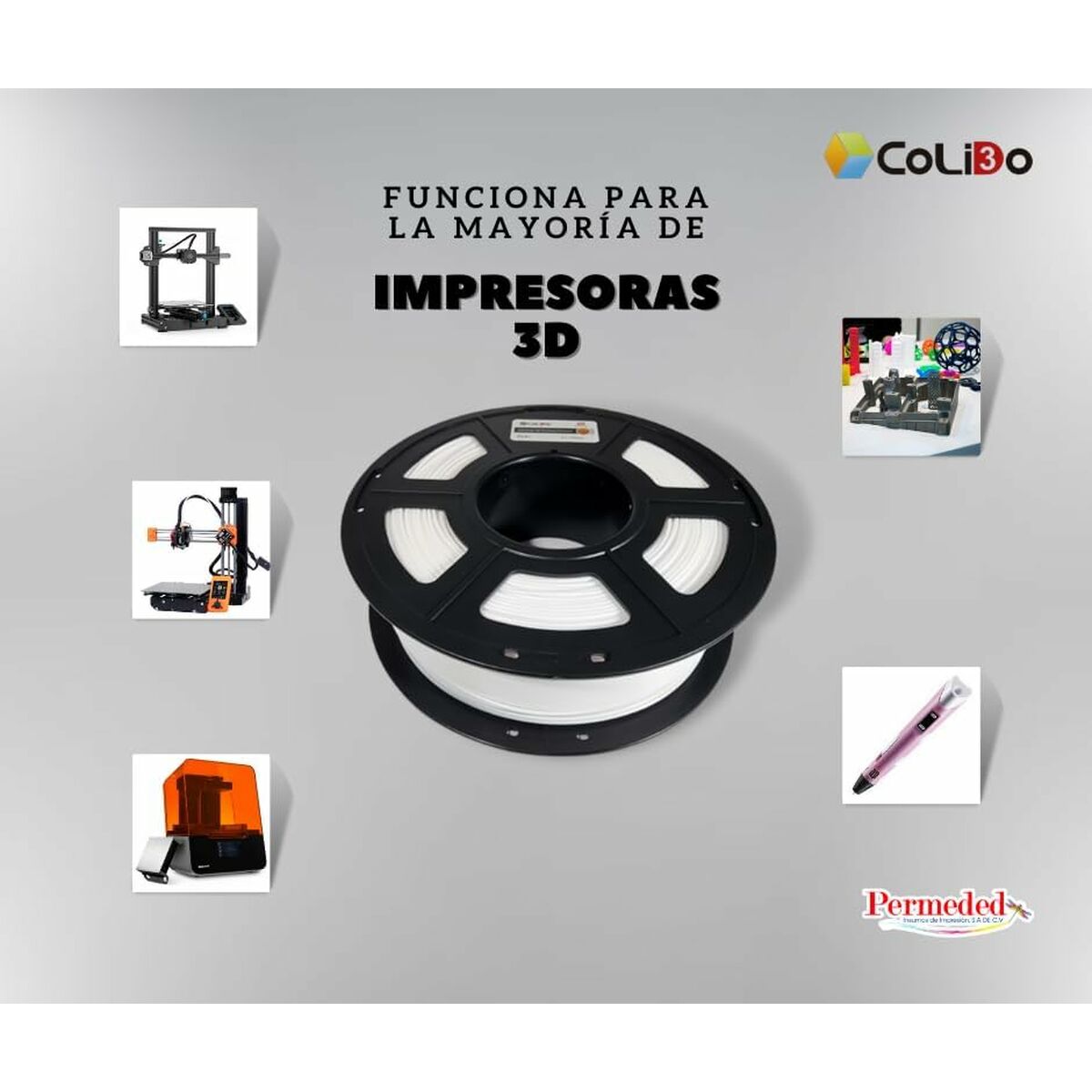 Afbeeldingen van Filament Reel CoLiDo Brown Ø 1,75 mm