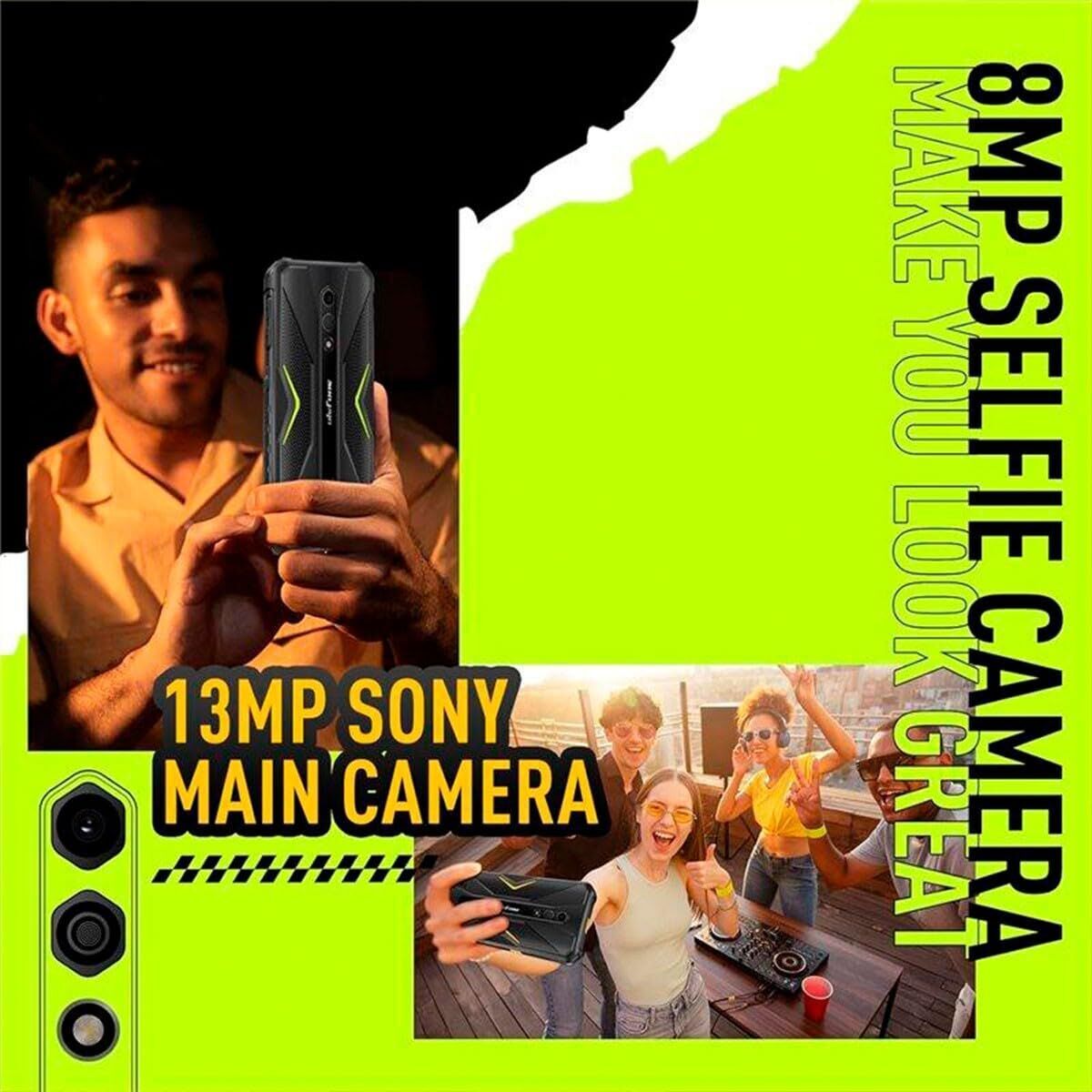 Bild von Smartphone Ulefone Armor X12 5,45" MediaTek Helio A22 ARM Cortex-A35 3 GB RAM 32 GB Black Multicolour Orange