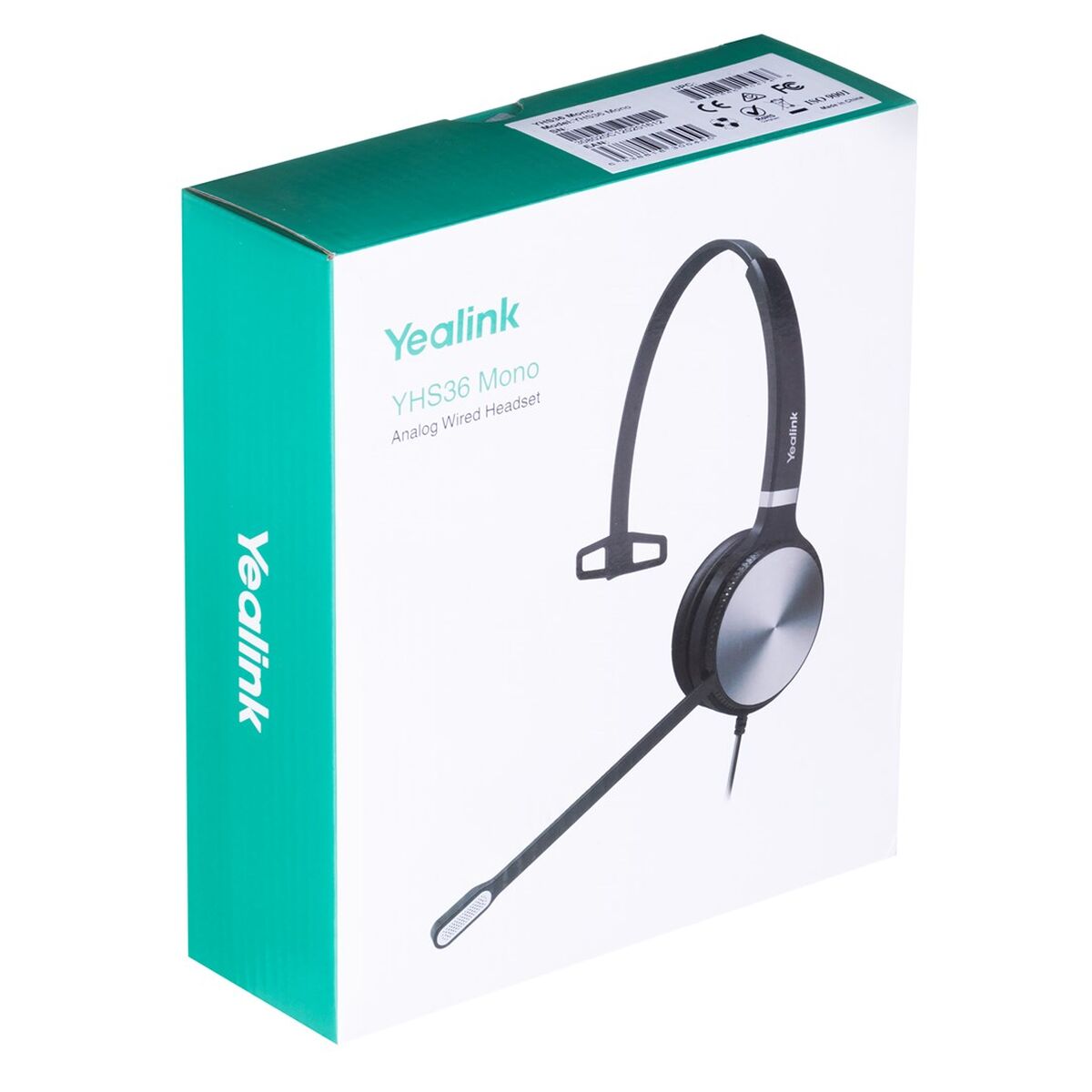 Headphones Yealink YHS 36 Mono Black