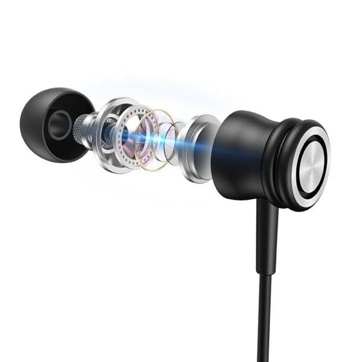 Image secondaire de Casques avec Microphone Havit E303P Noir