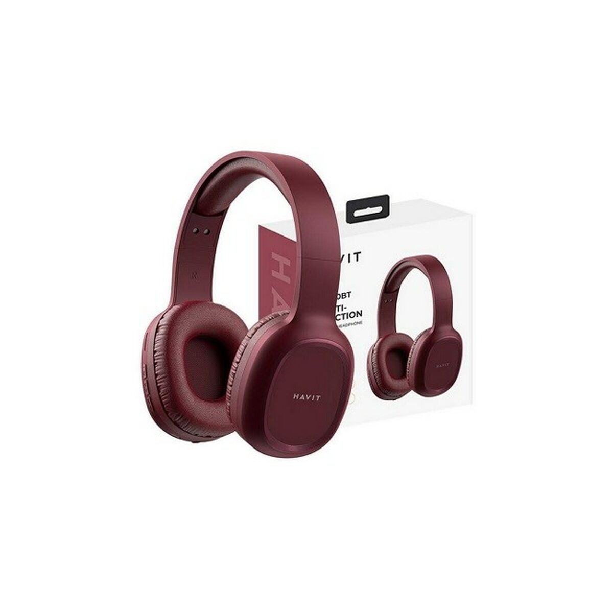 Afbeeldingen van Bluetooth Headband Headphones Havit H2590BT PRO Red