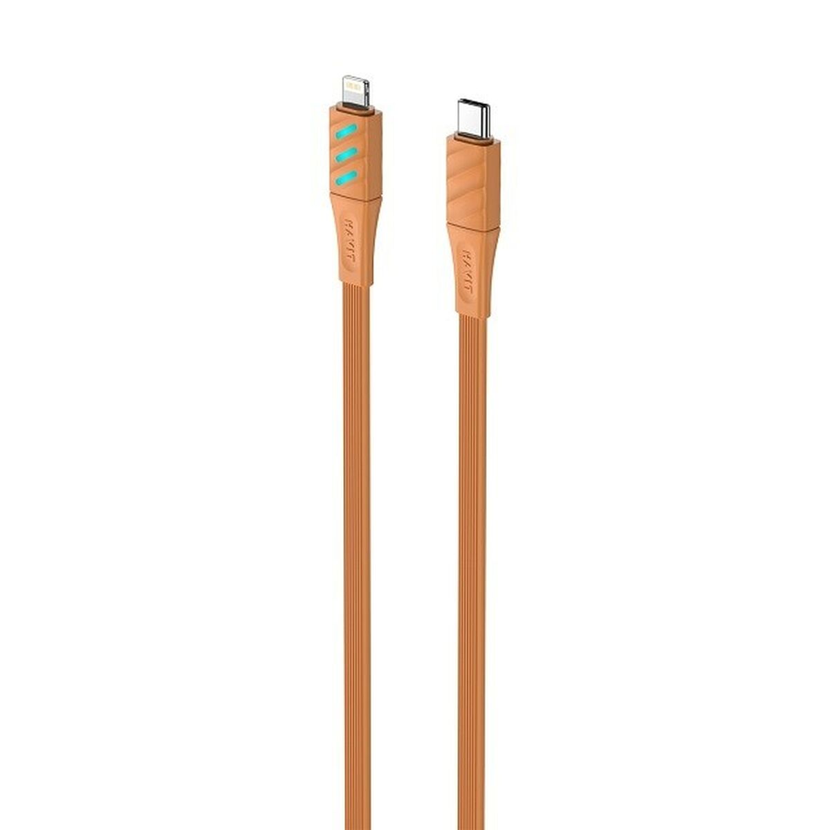 Image secondaire de Câble USB-C vers Lightning Havit CB6255 Orange 1 m