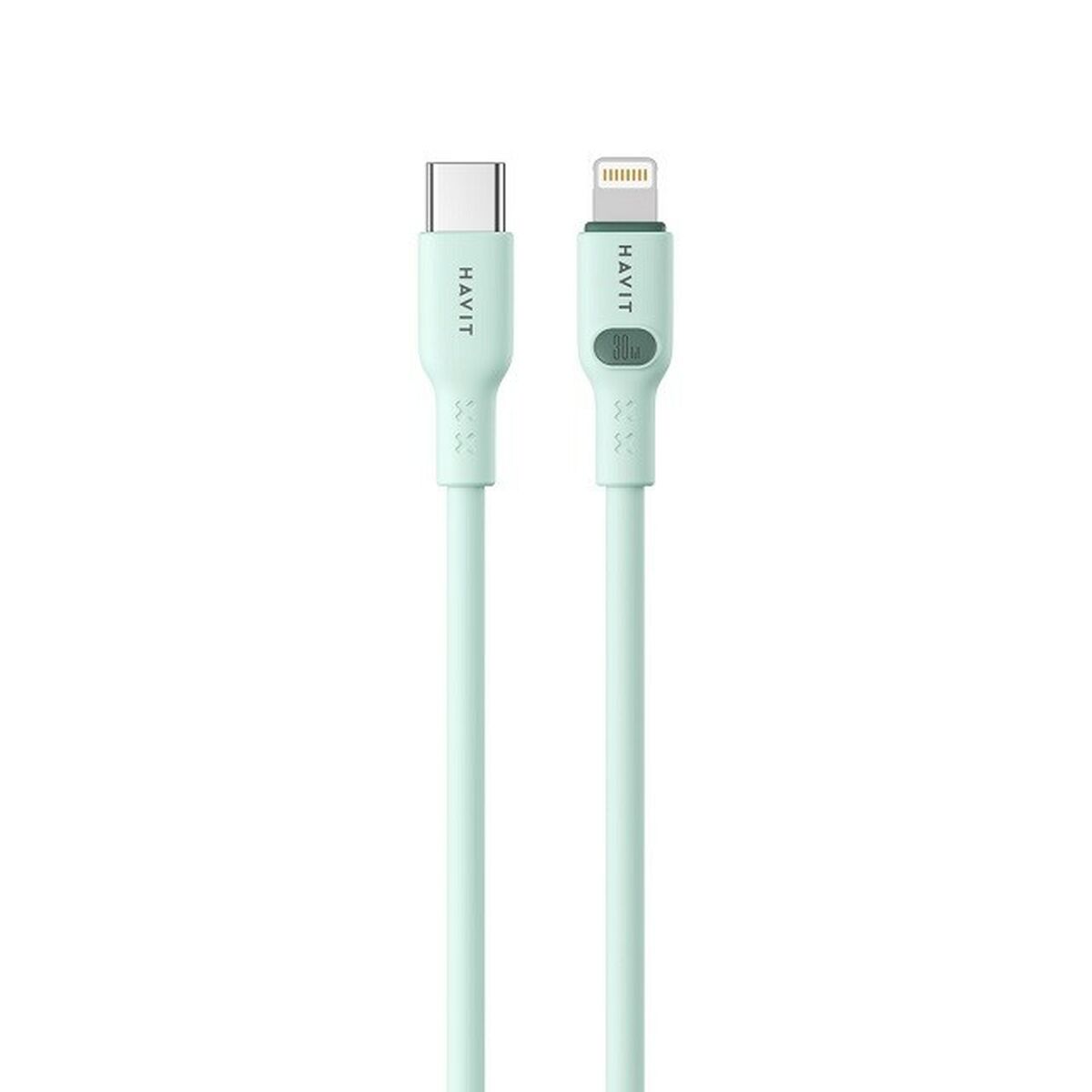 Câble USB-C vers Lightning Havit CB6281 1.0m Vert 1 m